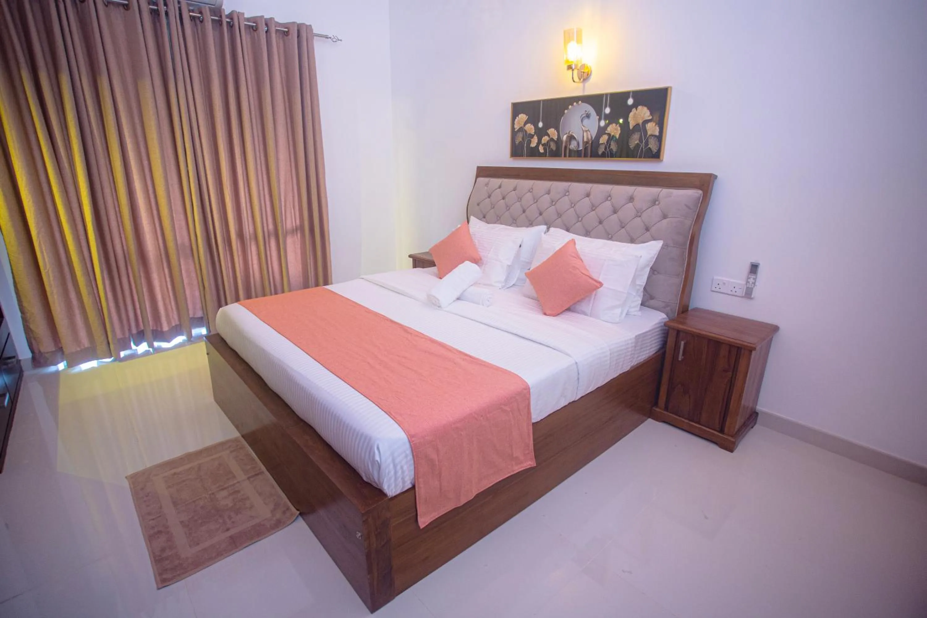 Bedroom, Bed in Villa Senaya