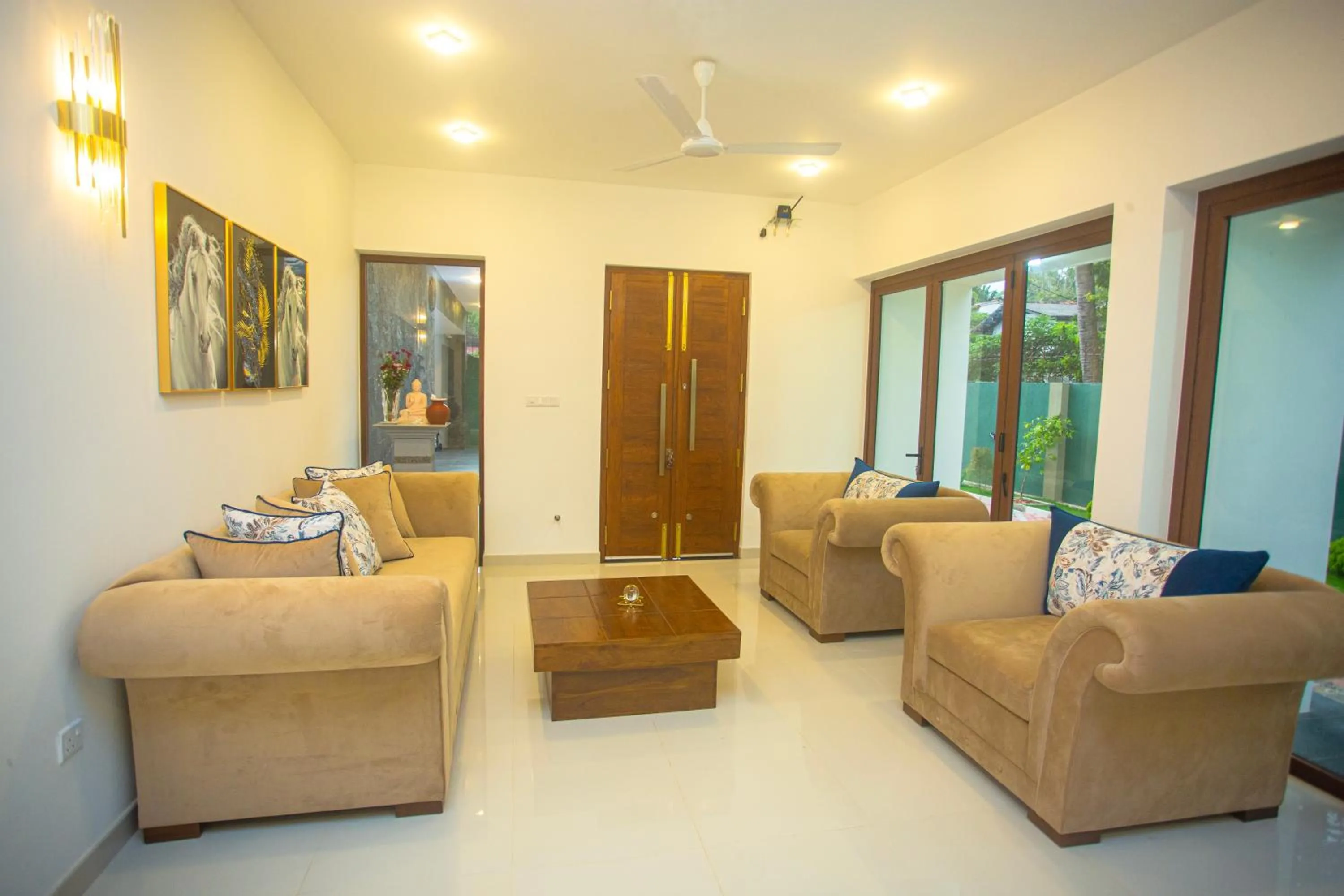 Seating area in Villa Senaya