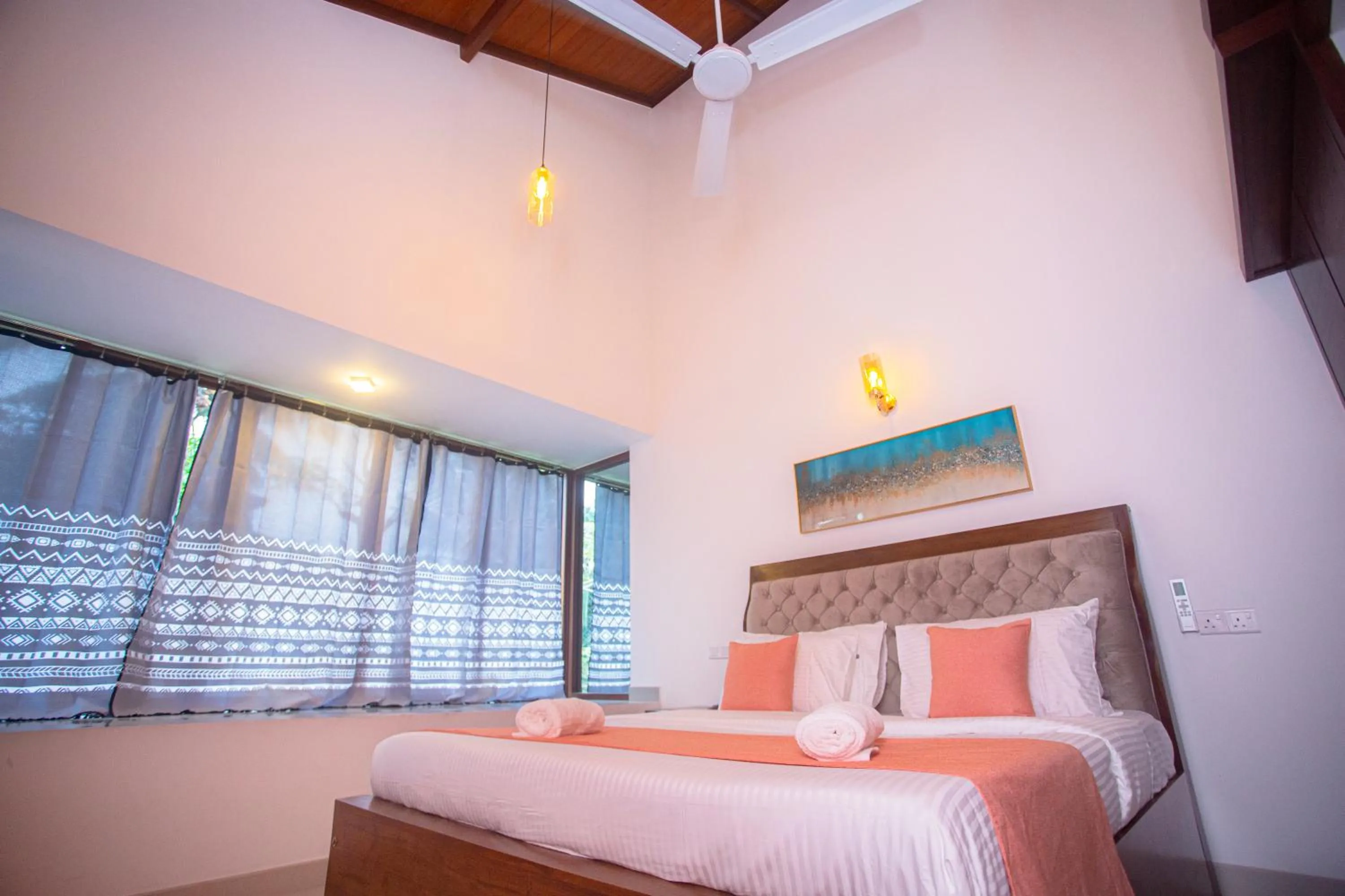 Bedroom, Bed in Villa Senaya