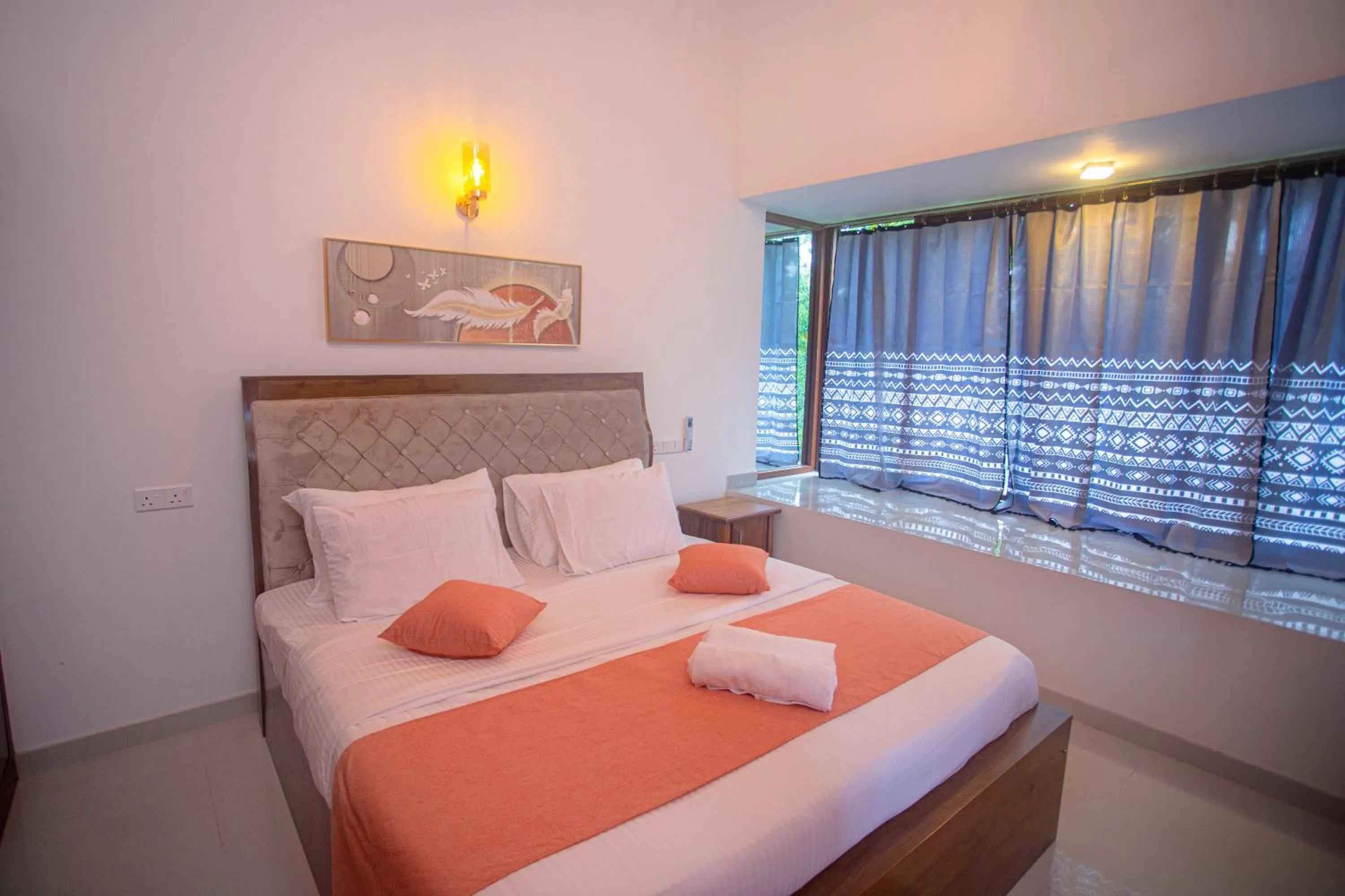 Bedroom, Bed in Villa Senaya