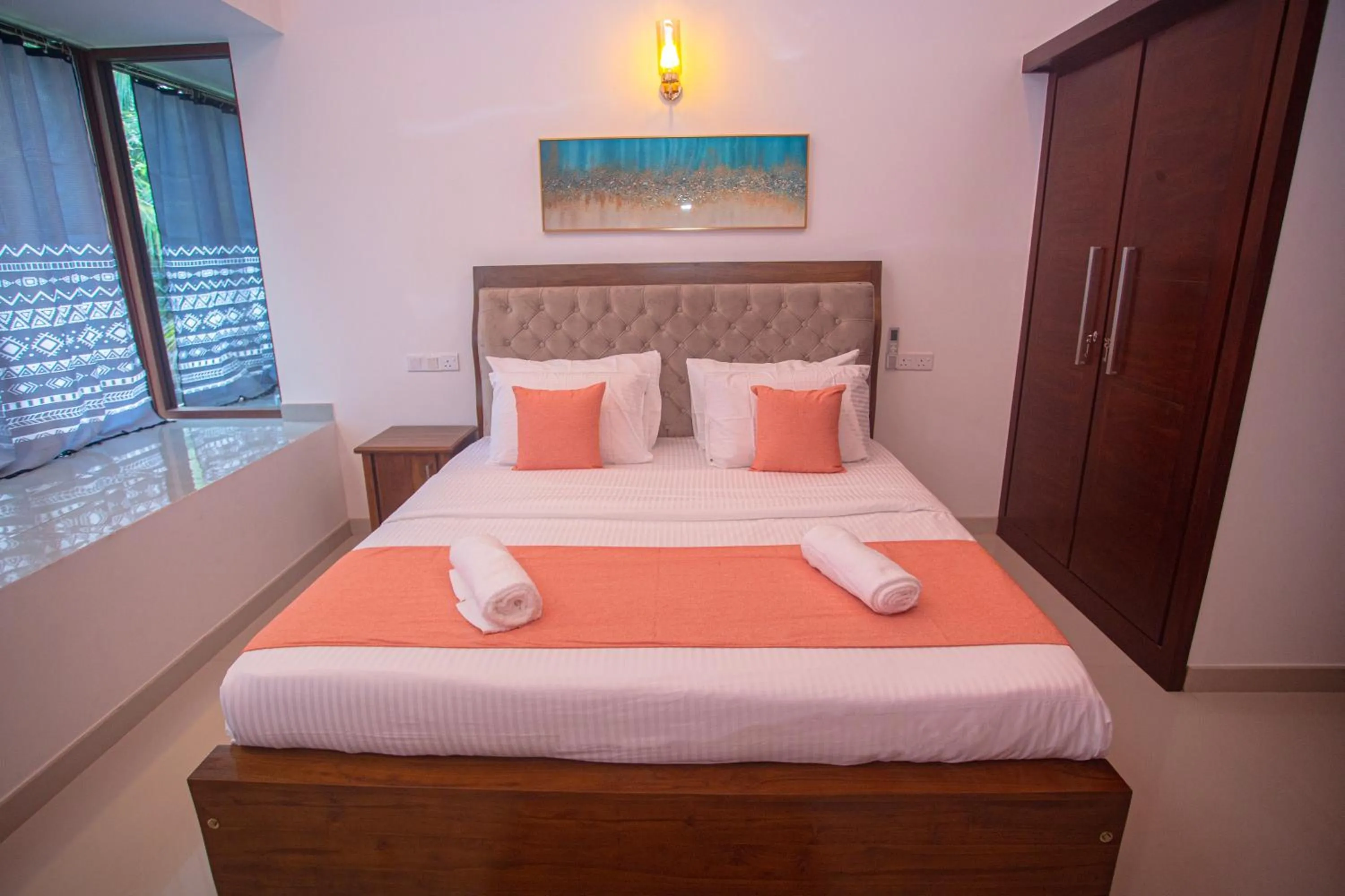 Bedroom, Bed in Villa Senaya