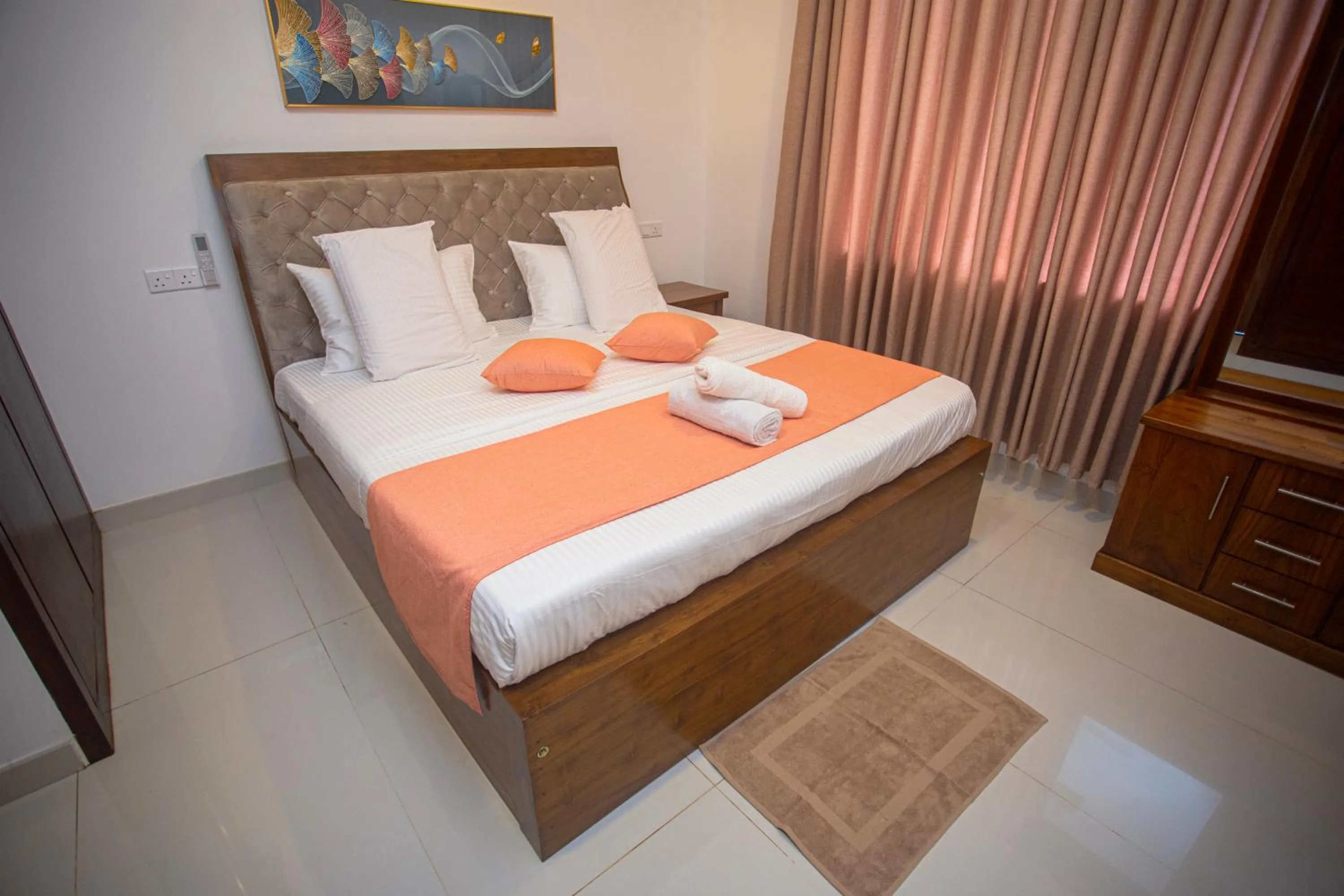 Bedroom, Bed in Villa Senaya