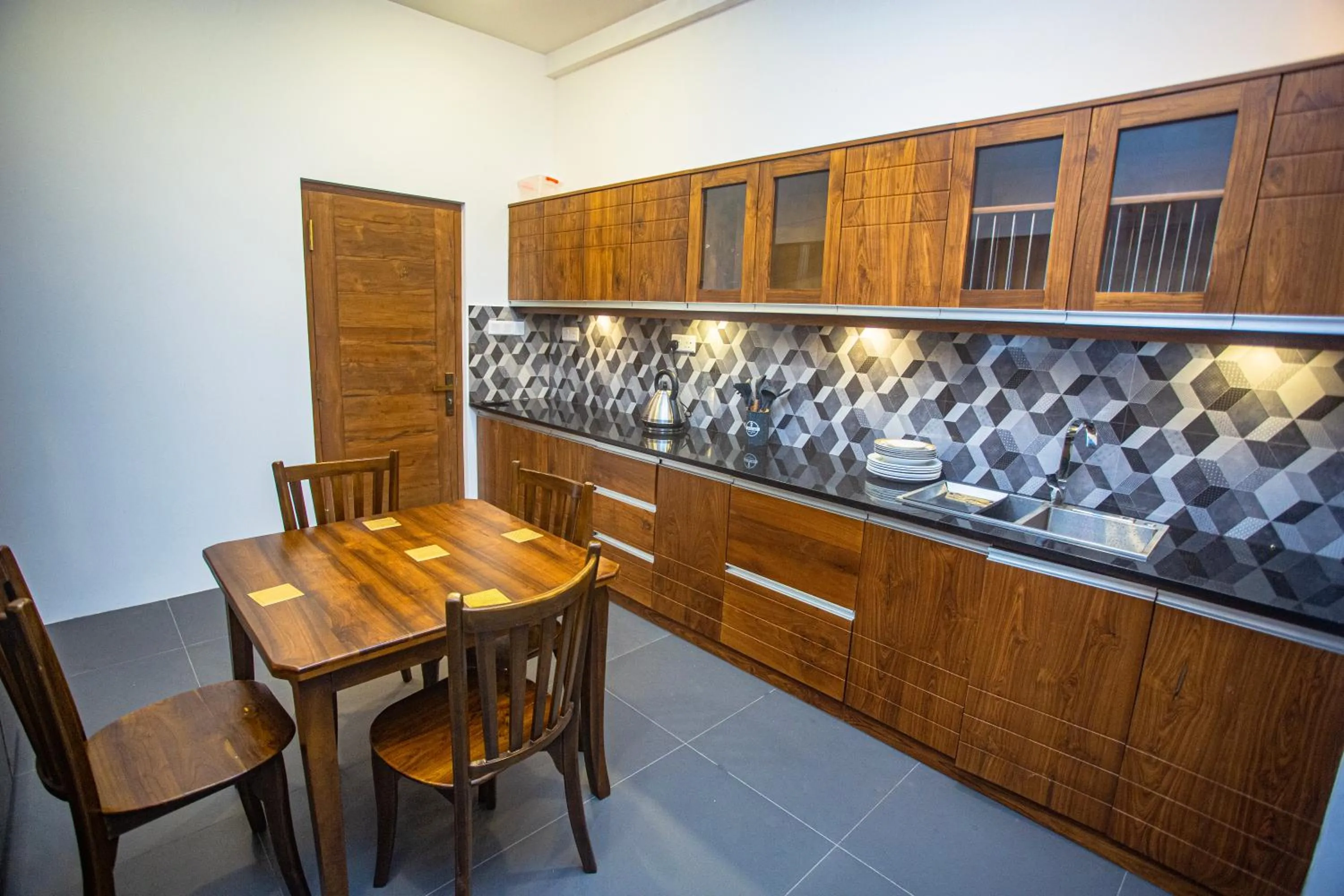 Kitchen or kitchenette in Villa Senaya
