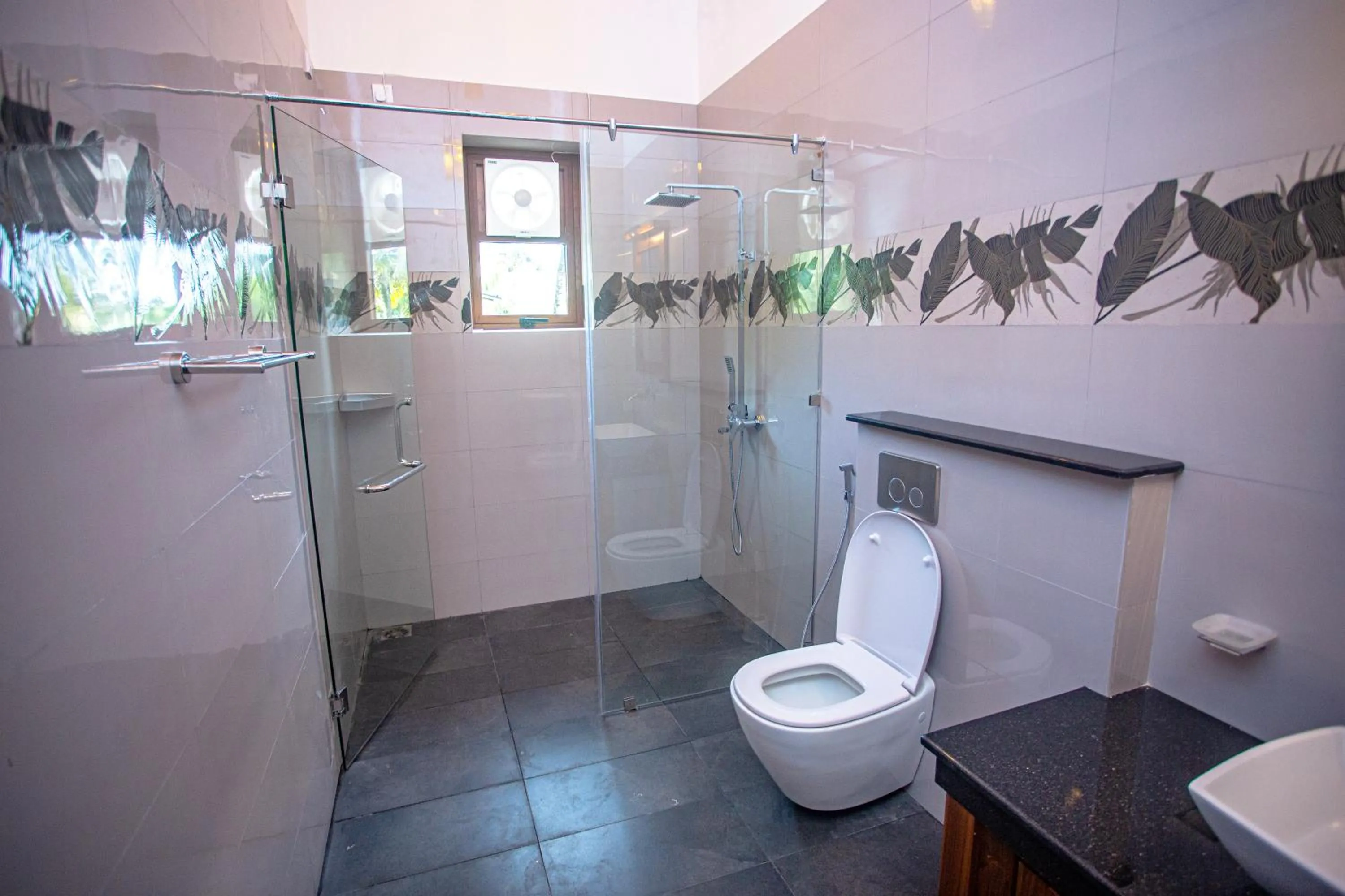 Shower in Villa Senaya