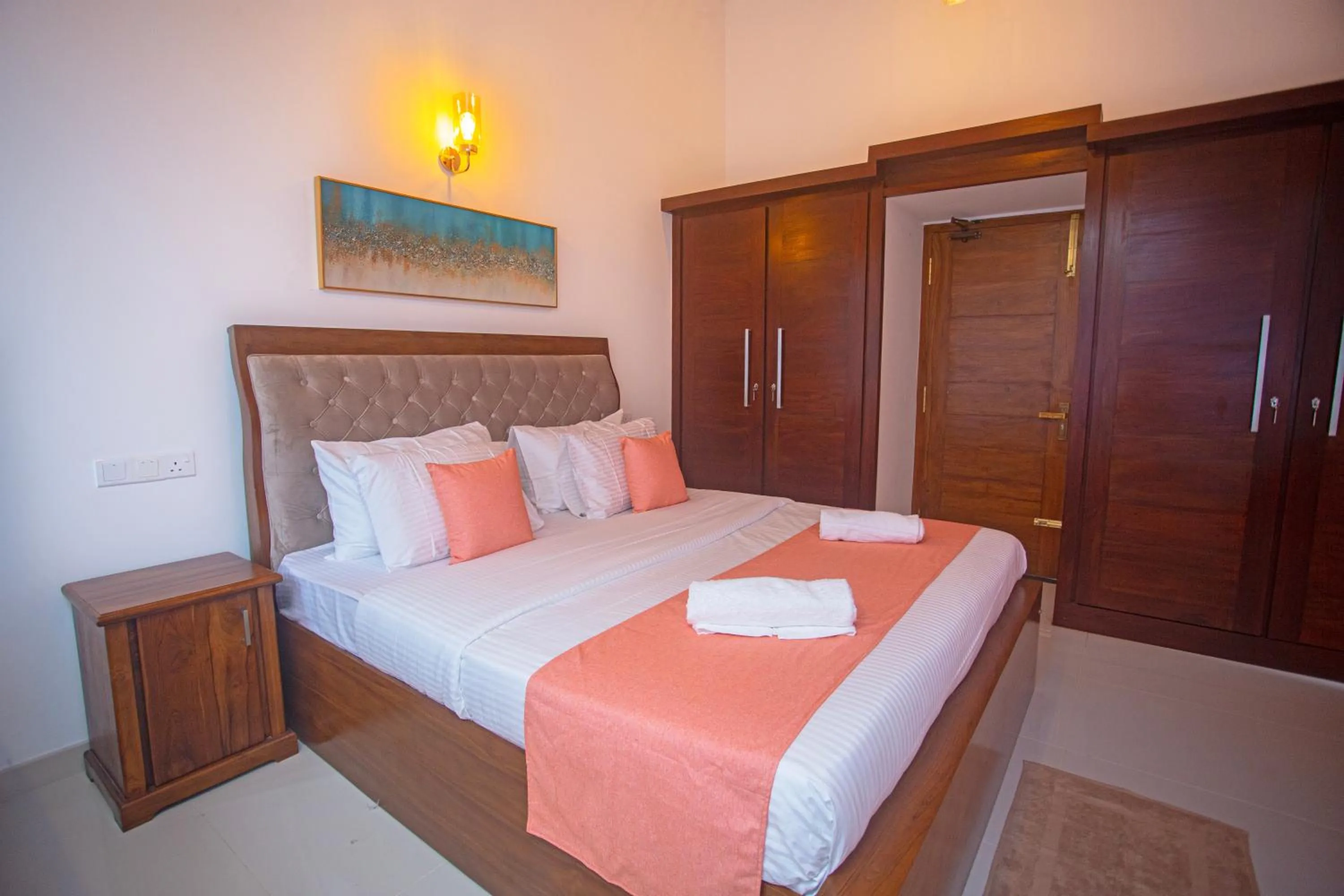 Bedroom, Bed in Villa Senaya