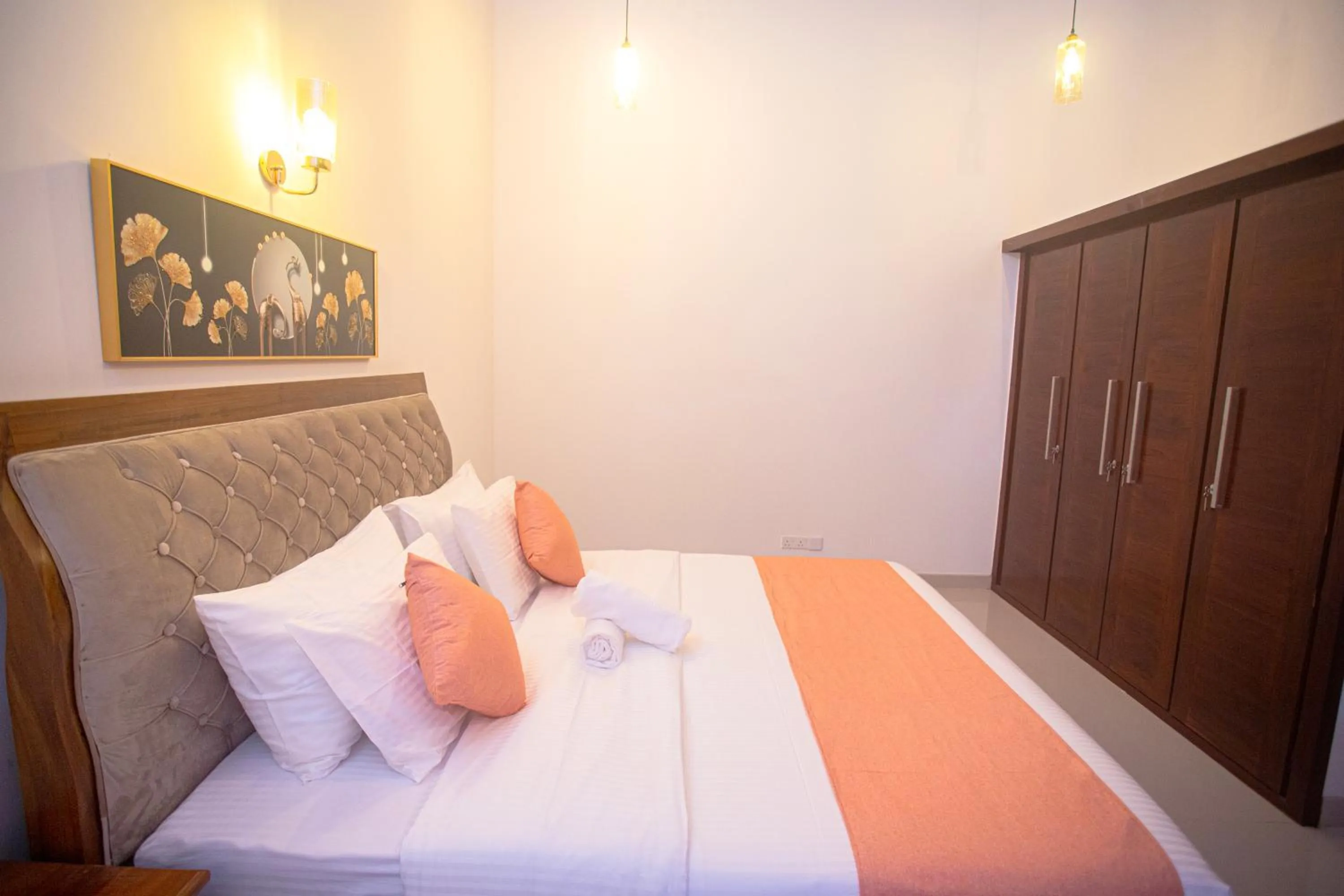 Bedroom, Bed in Villa Senaya