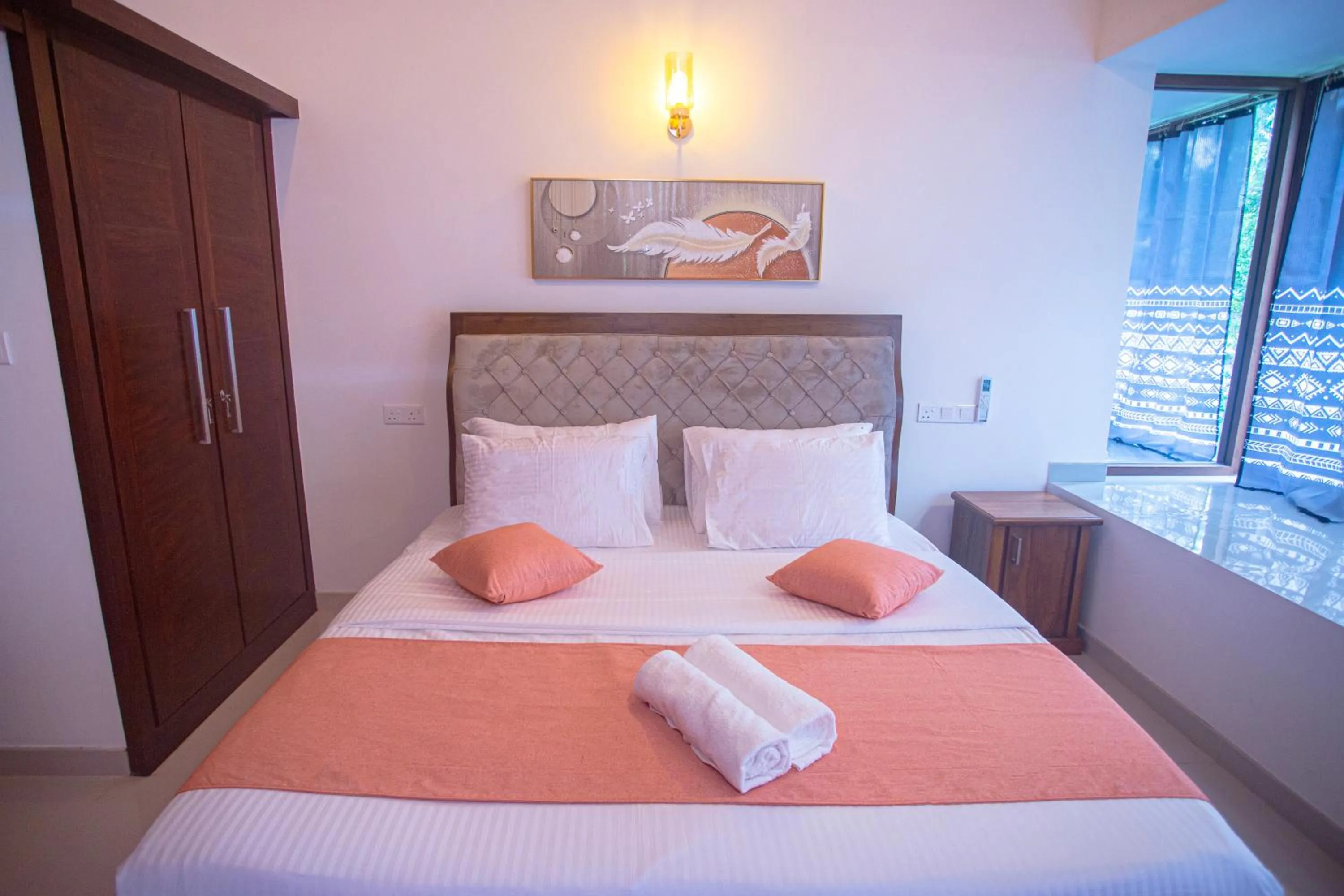 Bedroom, Bed in Villa Senaya