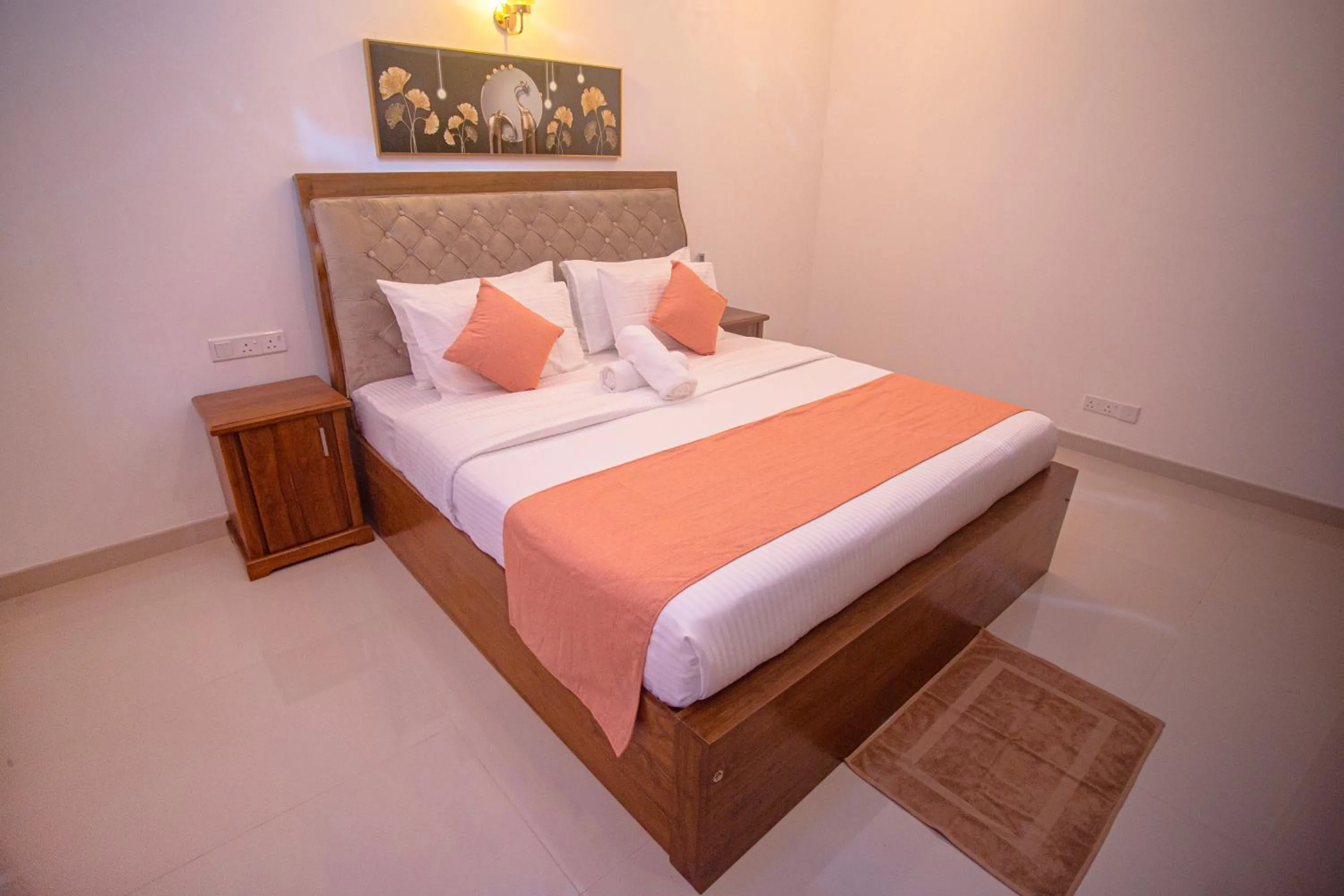 Bedroom, Bed in Villa Senaya