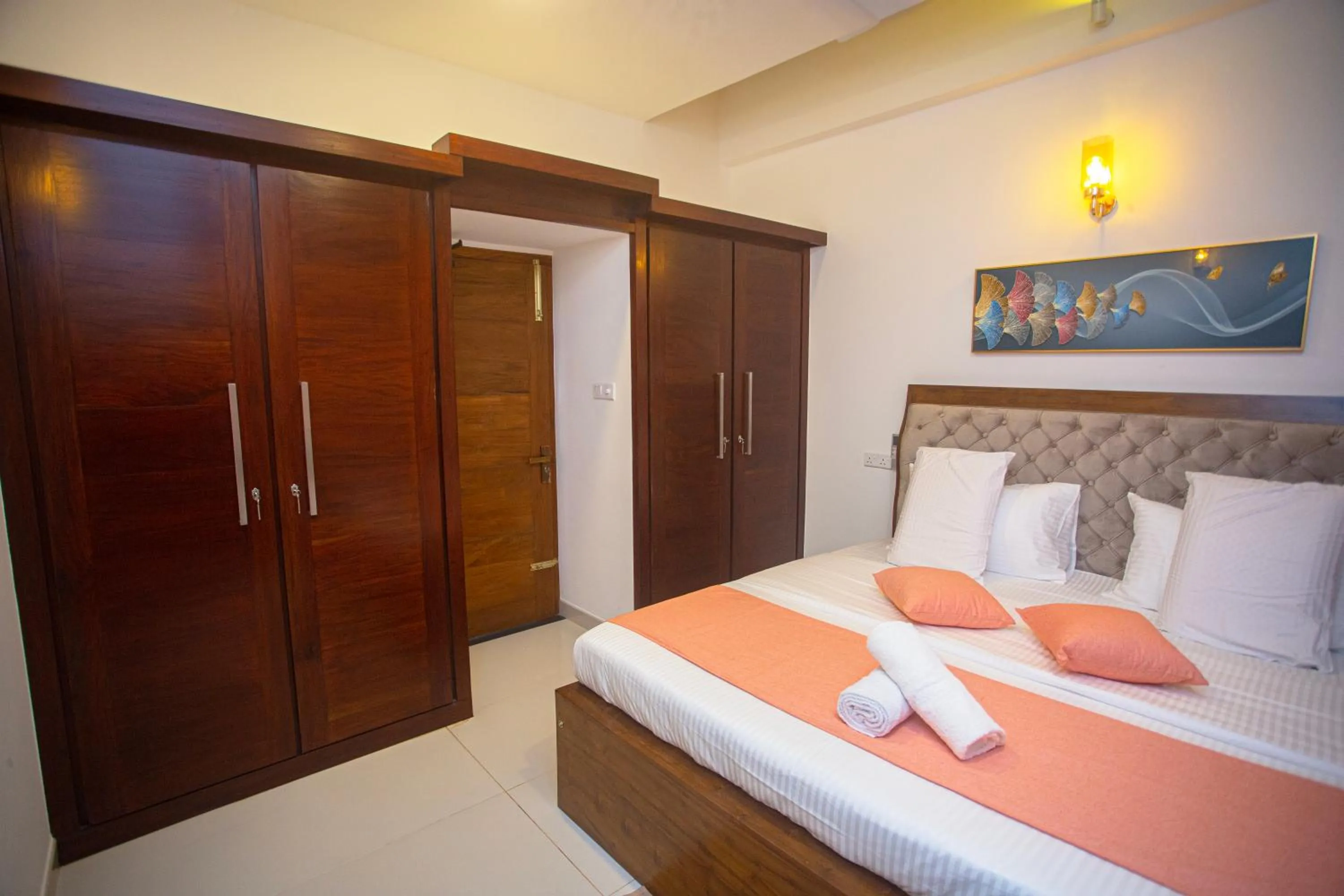 Bedroom, Bed in Villa Senaya