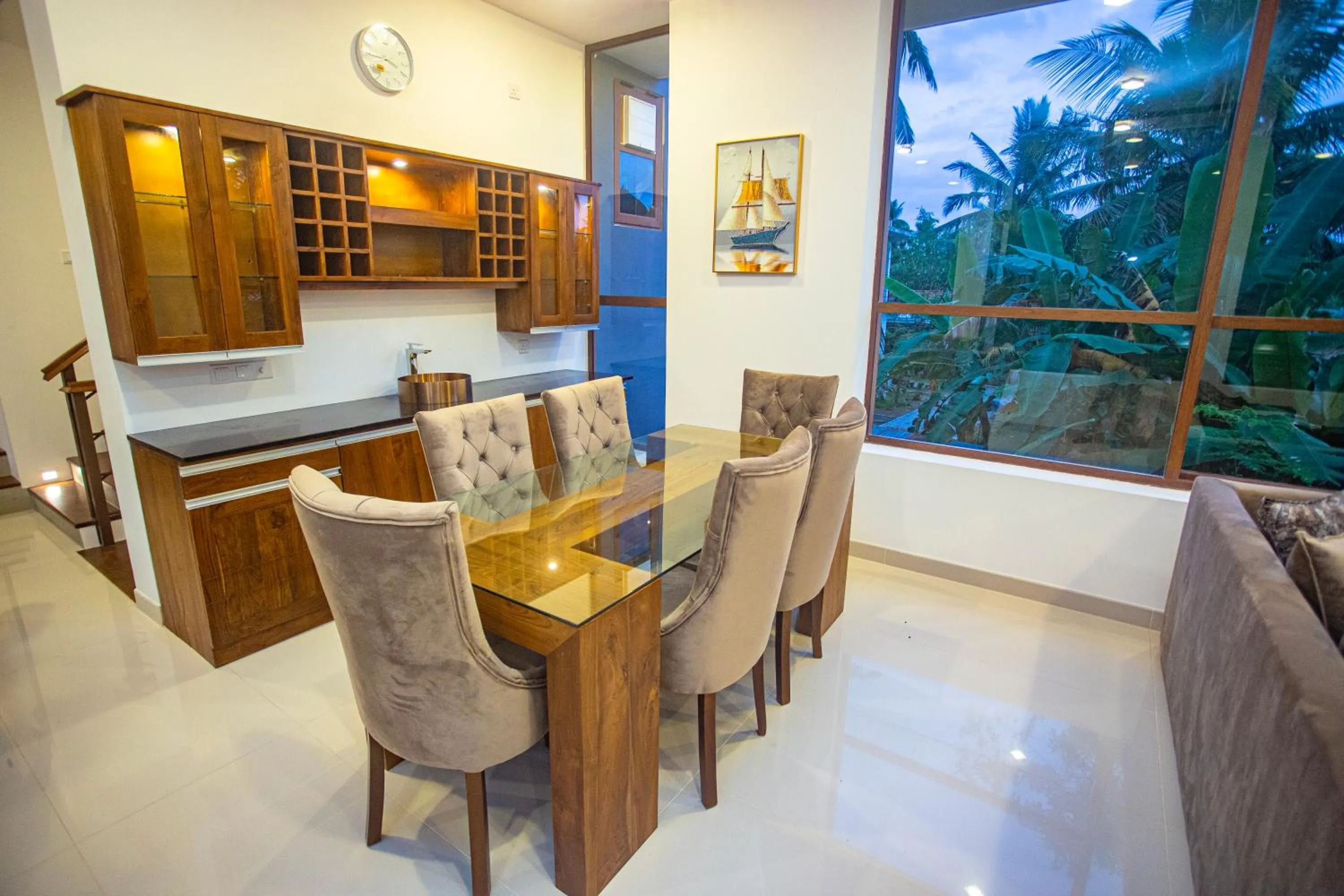 Living room in Villa Senaya