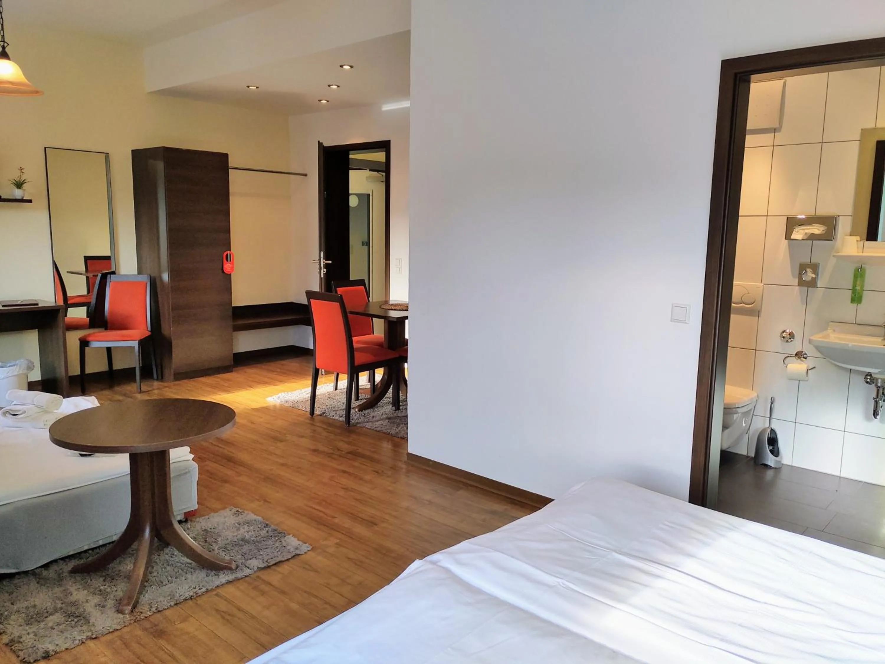 Bed in Hotel Auf der Bühn