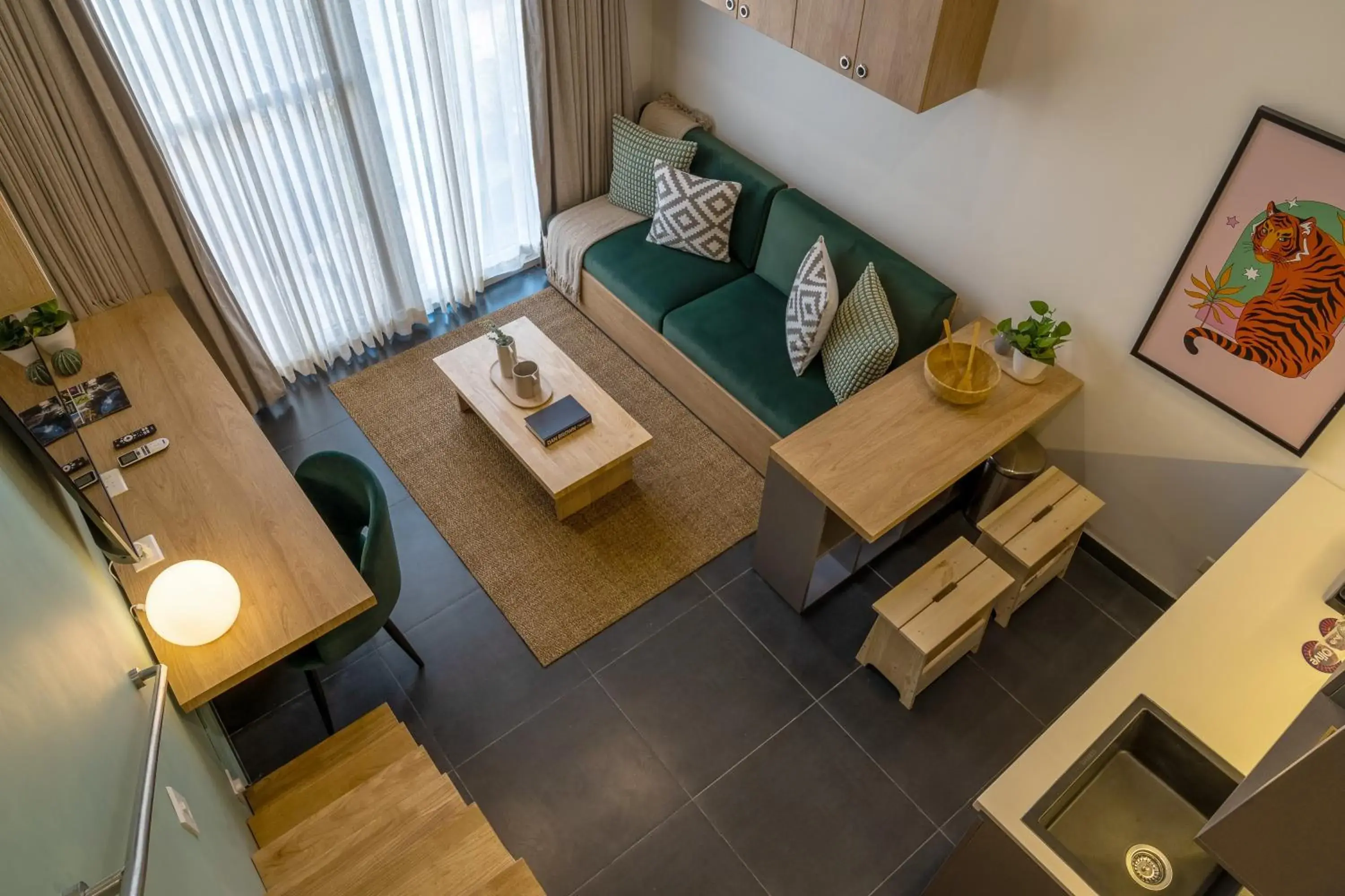 Living room in Olive Hotel Brookefield by Embassy Group Living room in Olive Hotel Brookefield by Embassy Group