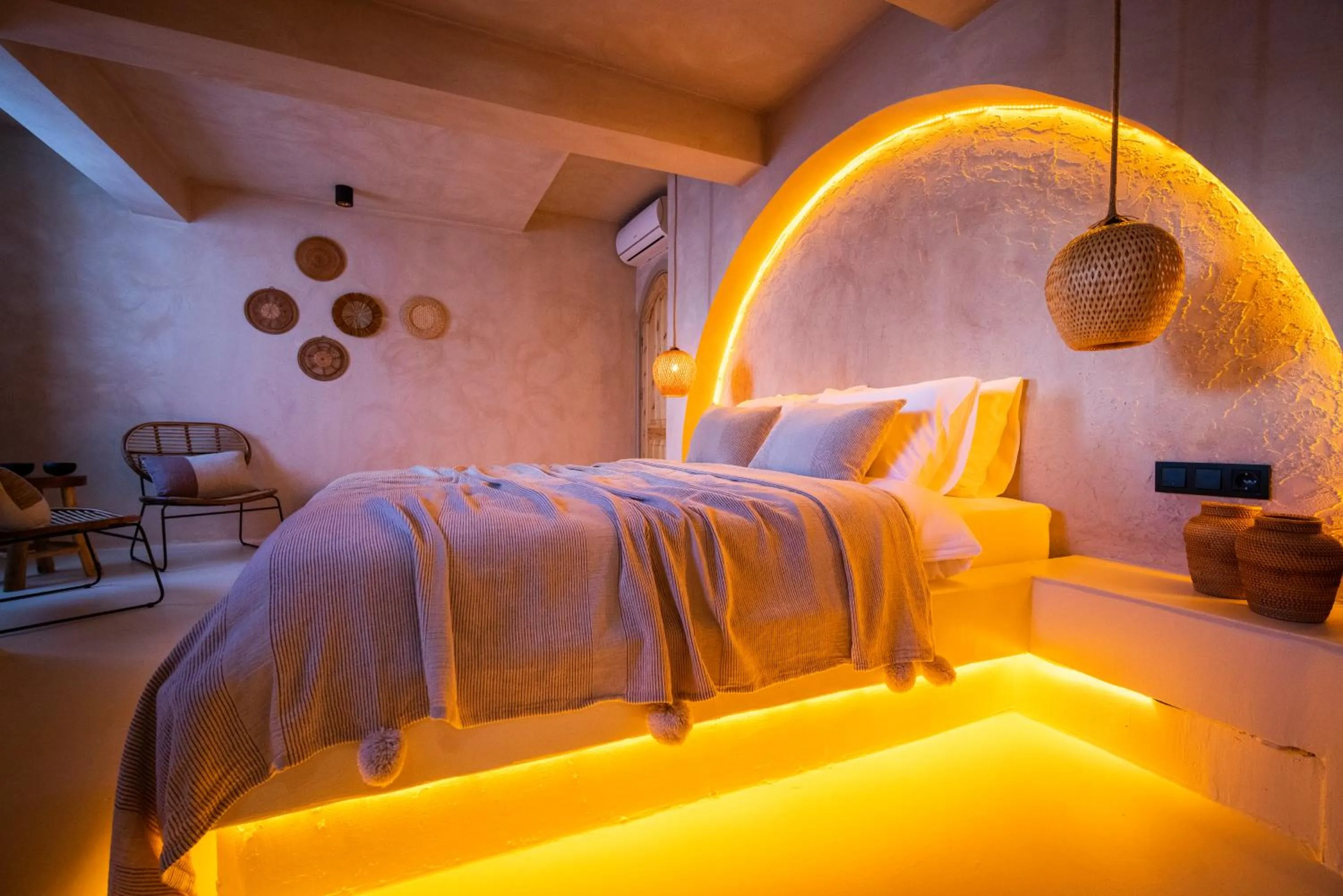 Bed in Noi Hotel Bodrum