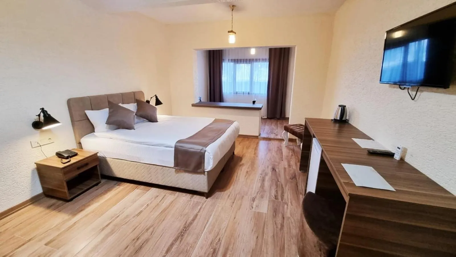 Bed in La Pearl Konaklama