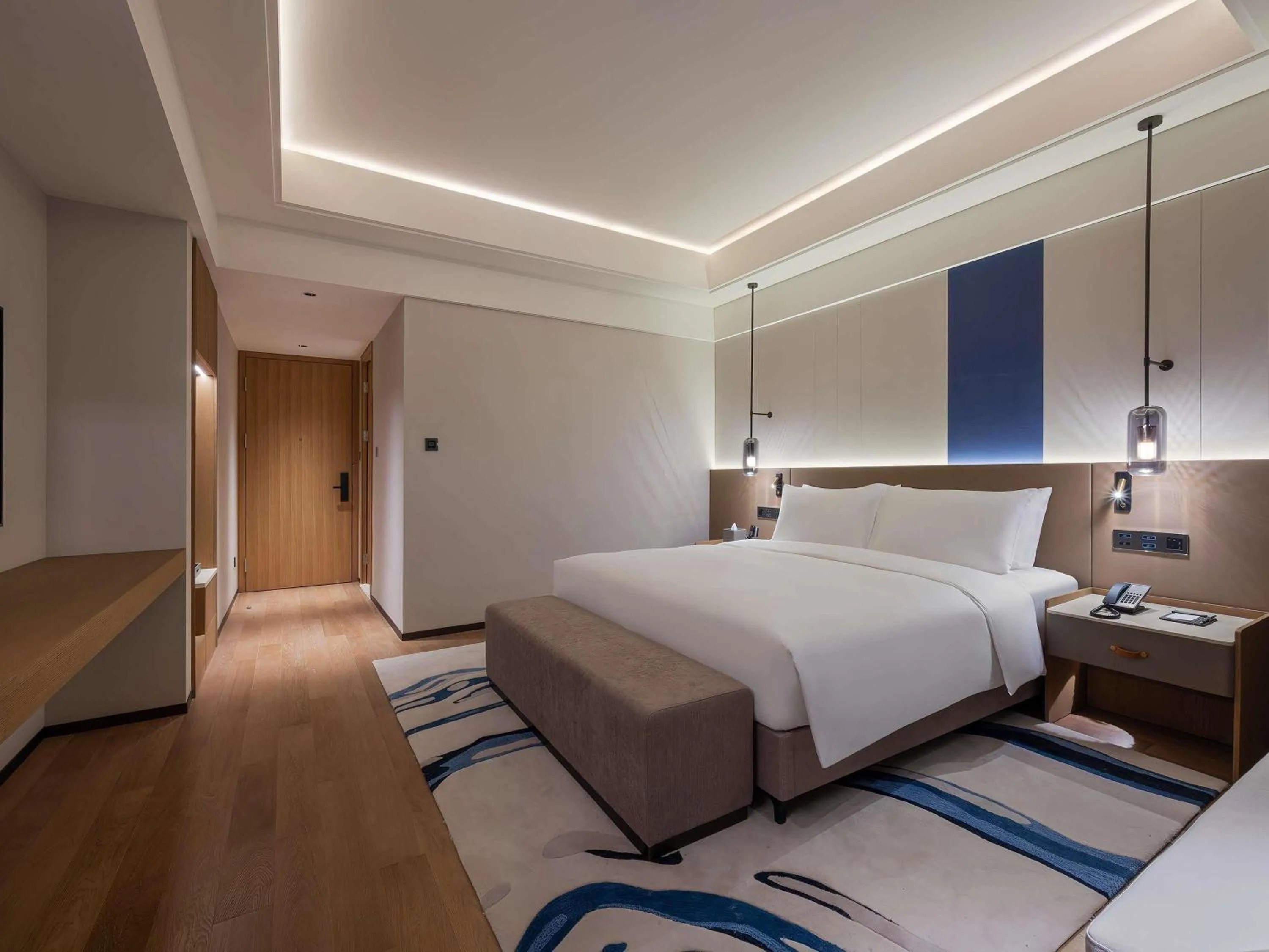 Bedroom, Bed in Novotel Shanghai JingAn
