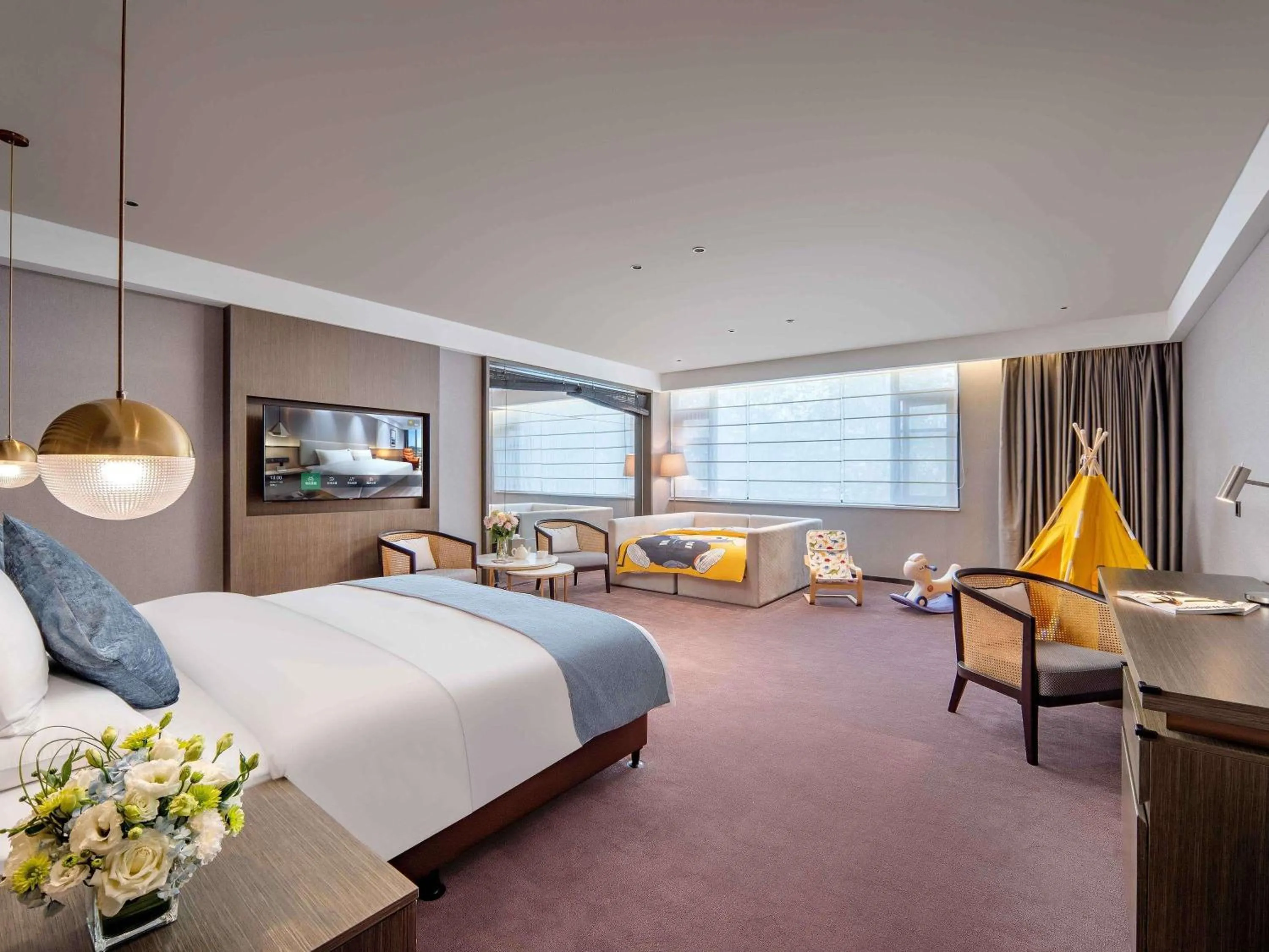 Bedroom, Bed in Novotel Nantong Center