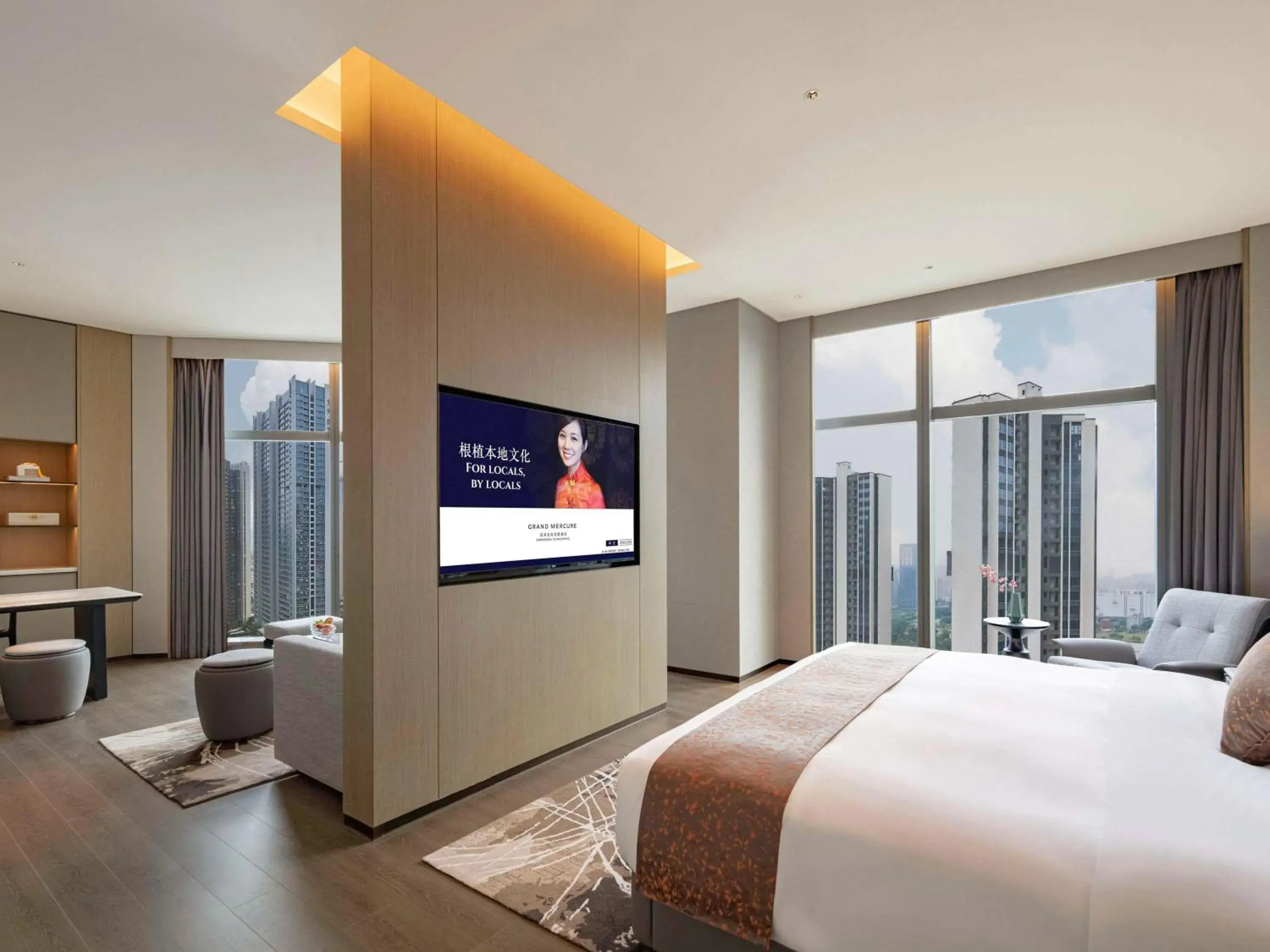 Photo of the whole room, Bed in Grand Mercure Shenzhen Guangming Photo of the whole room, Bed in Grand Mercure Shenzhen Guangming