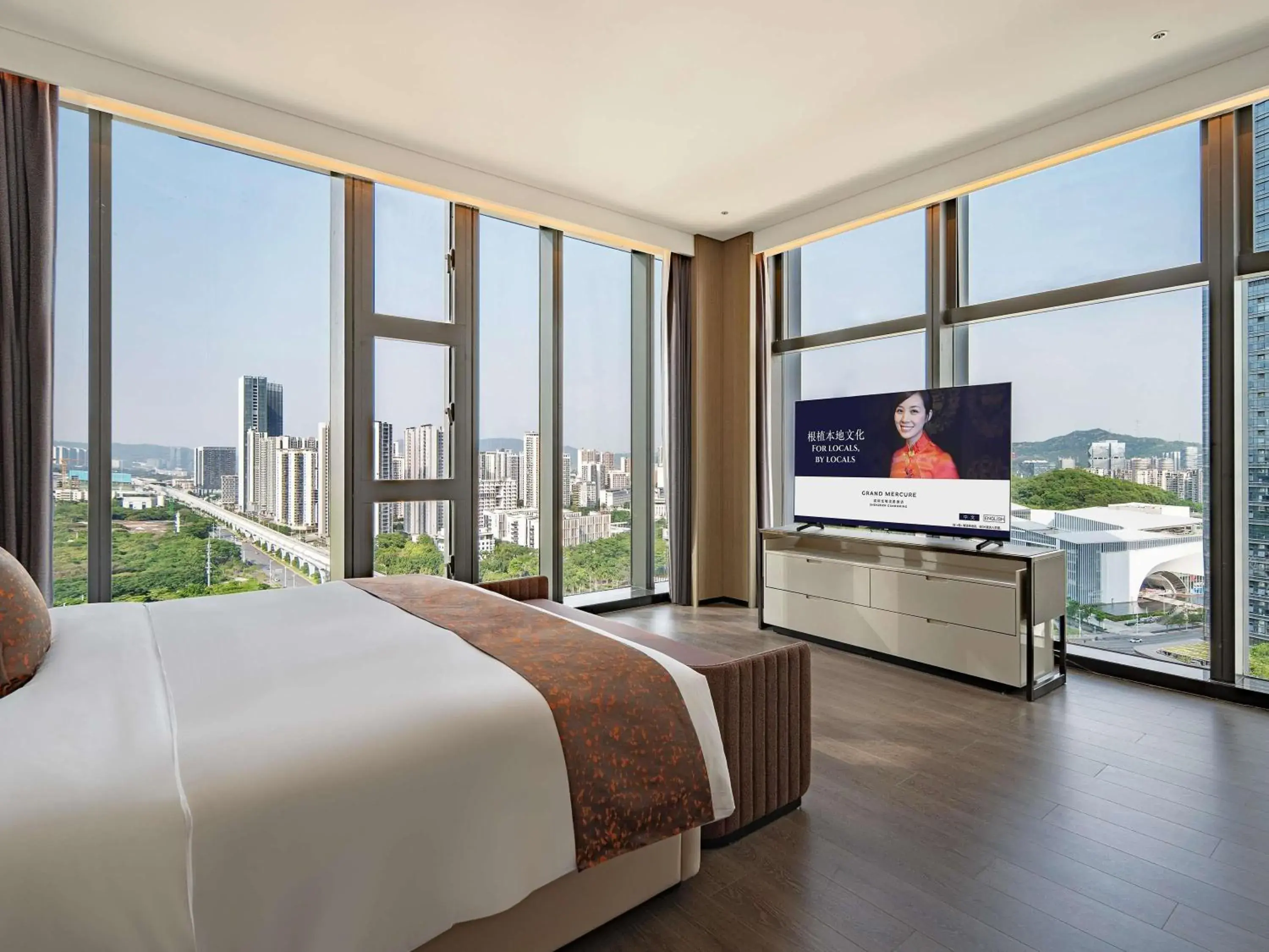 Bedroom, Bed in Grand Mercure Shenzhen Guangming Bedroom, Bed in Grand Mercure Shenzhen Guangming