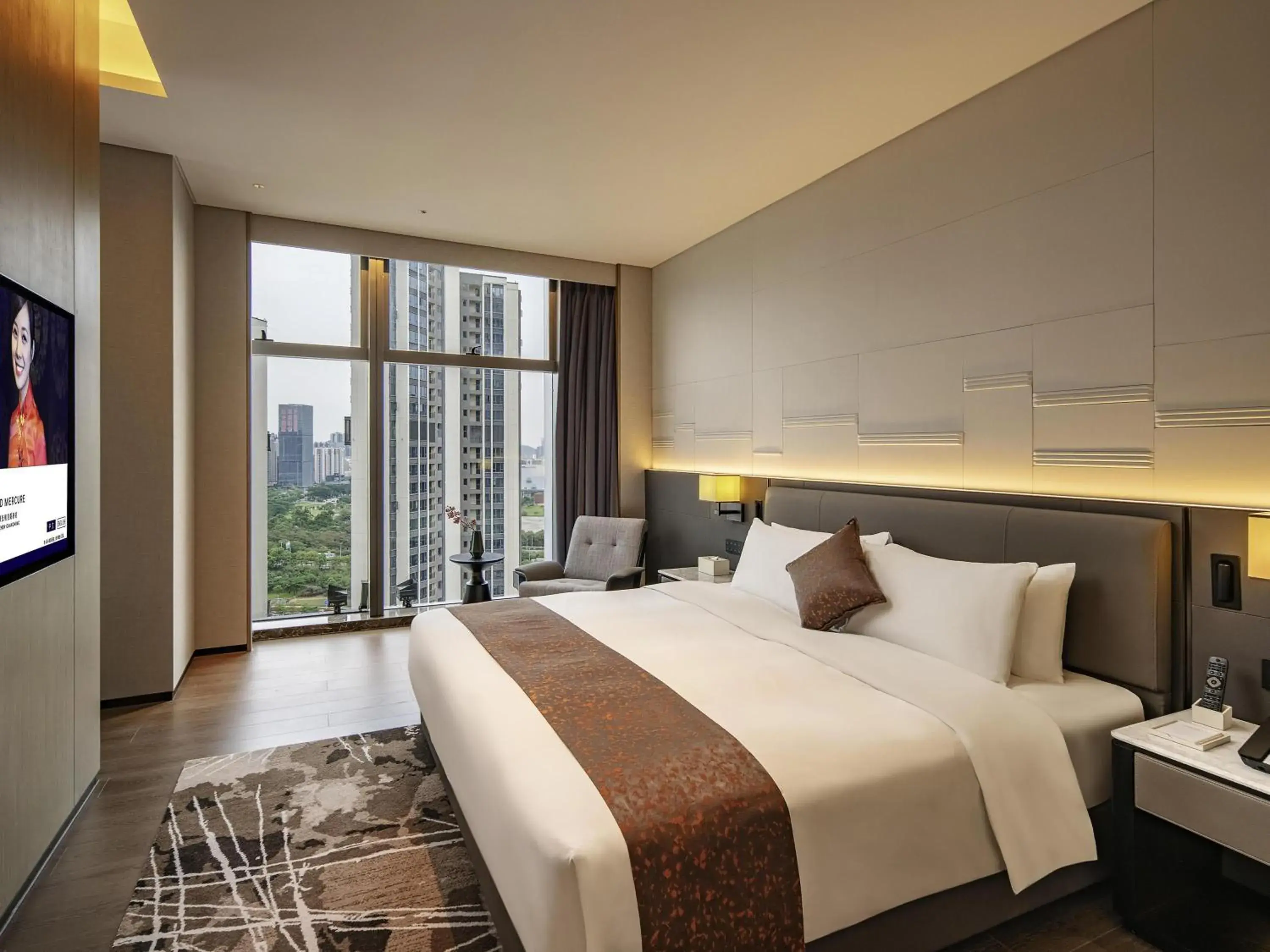 Bedroom, Bed in Grand Mercure Shenzhen Guangming Bedroom, Bed in Grand Mercure Shenzhen Guangming