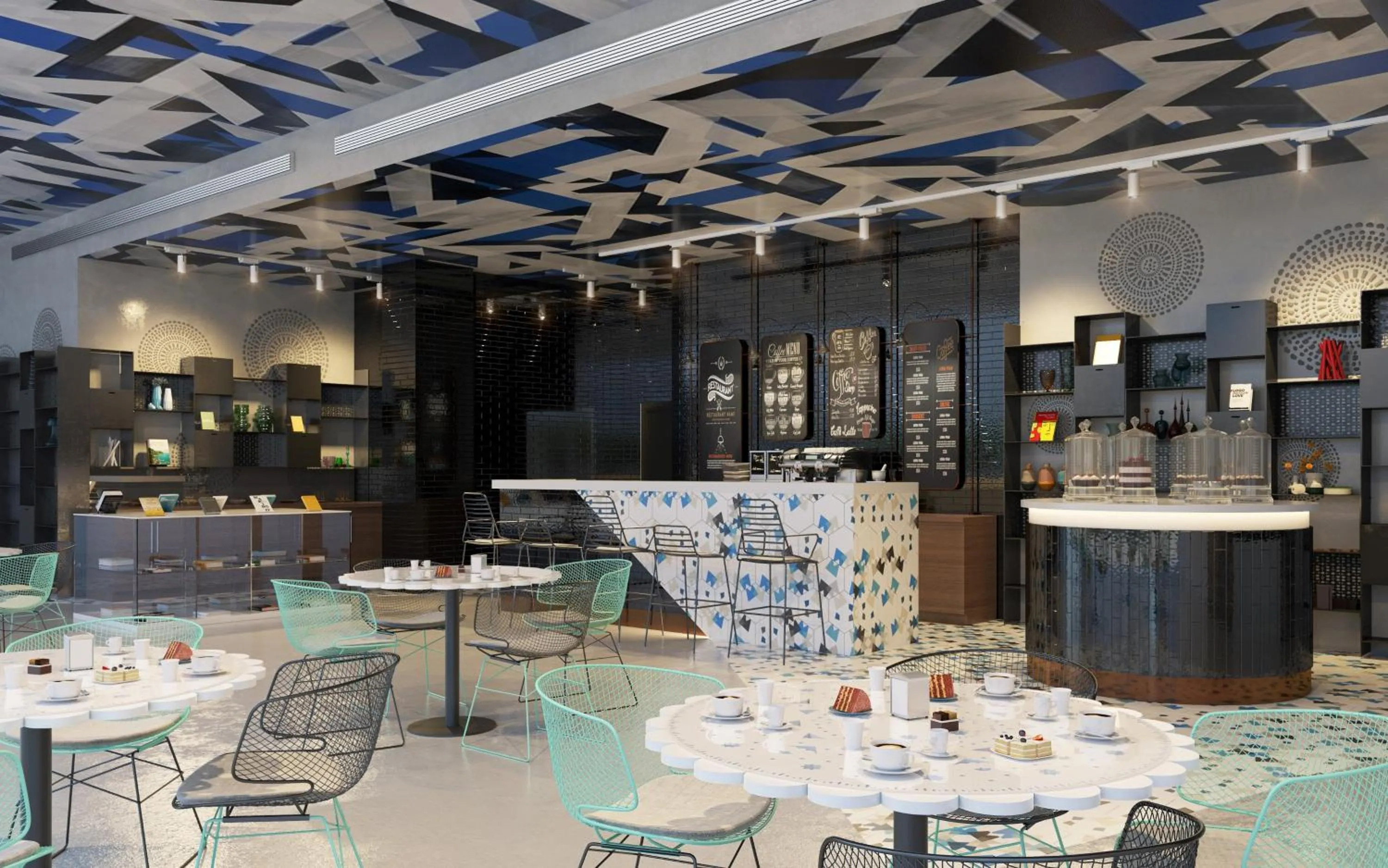 Restaurant/places to eat in Mövenpick Hotel & Apartments Ghala Muscat