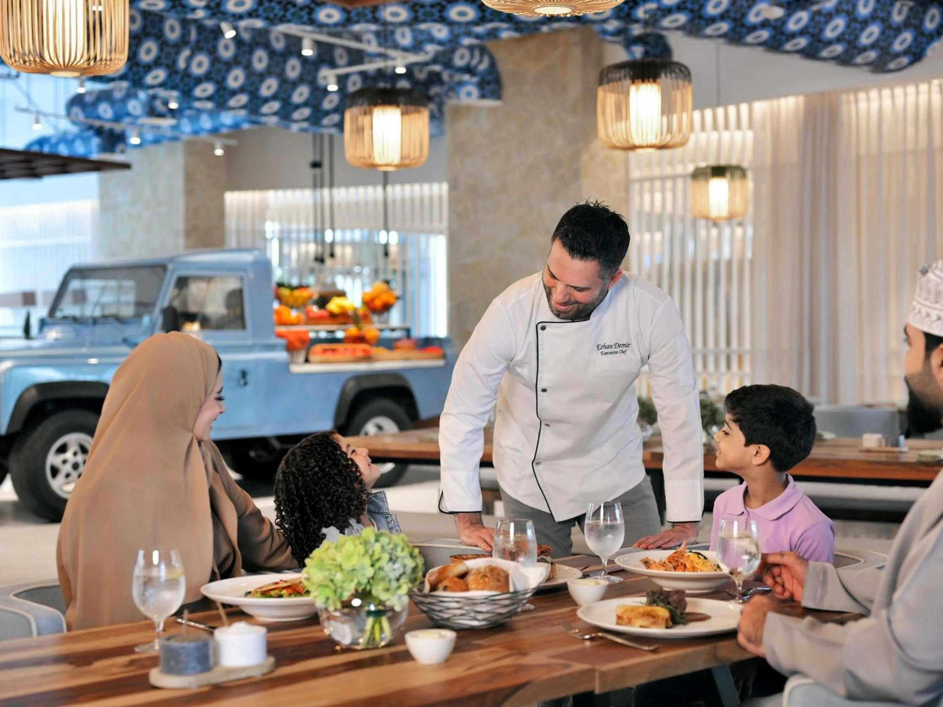 Restaurant/places to eat in Mövenpick Hotel & Apartments Ghala Muscat