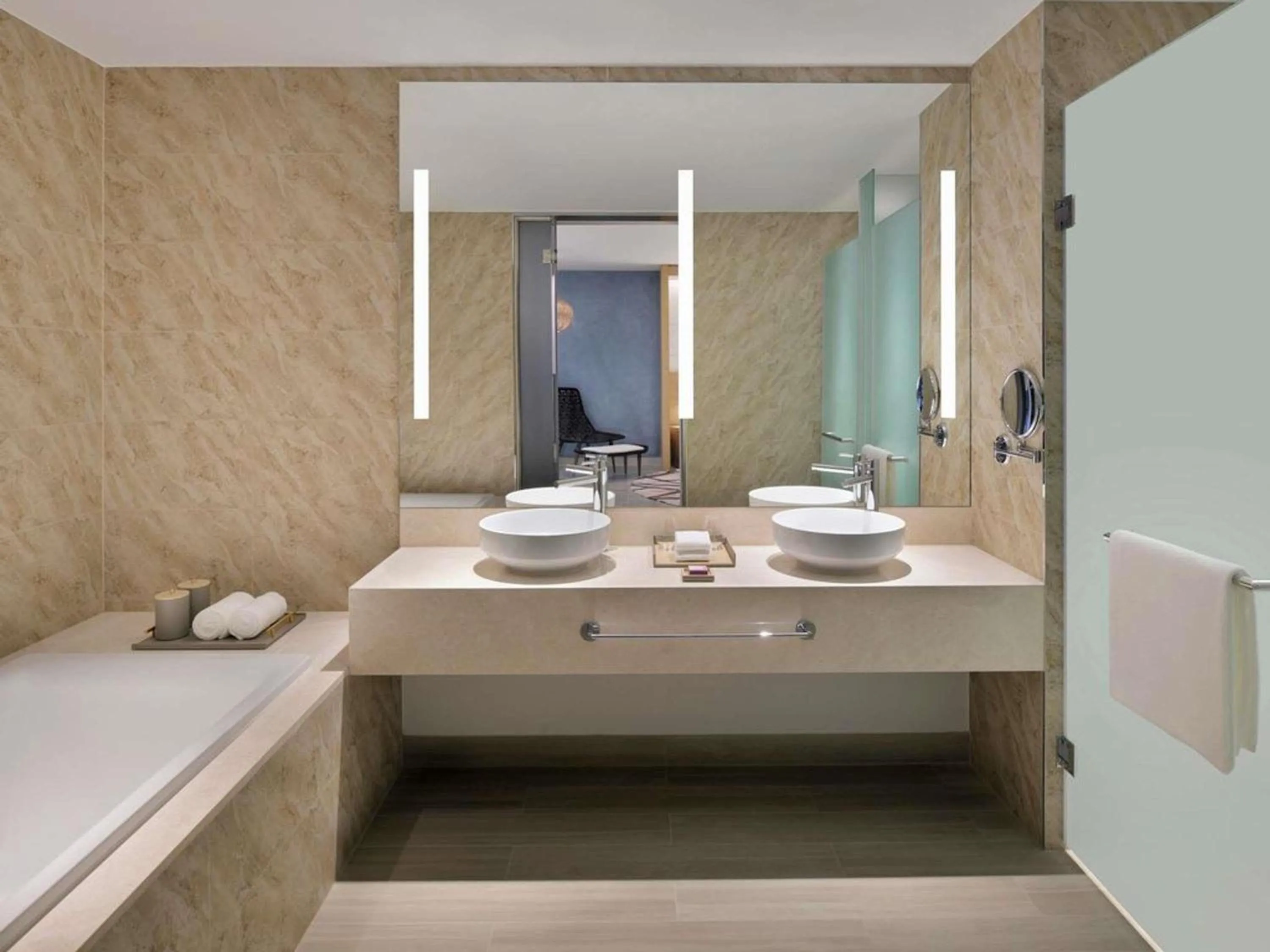 Bedroom in Mövenpick Hotel & Apartments Ghala Muscat