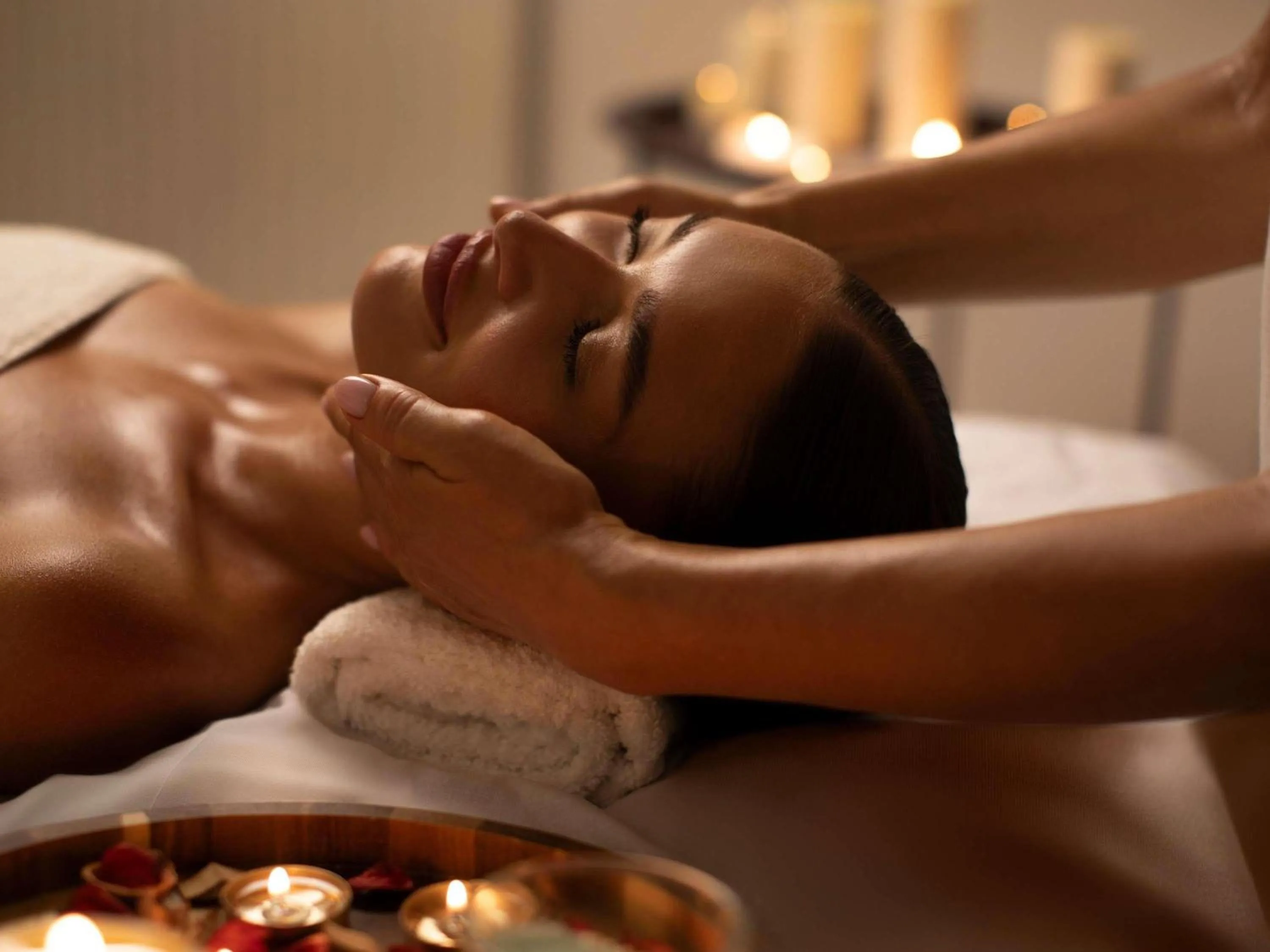 Spa and wellness centre/facilities in Mövenpick Hotel & Apartments Ghala Muscat