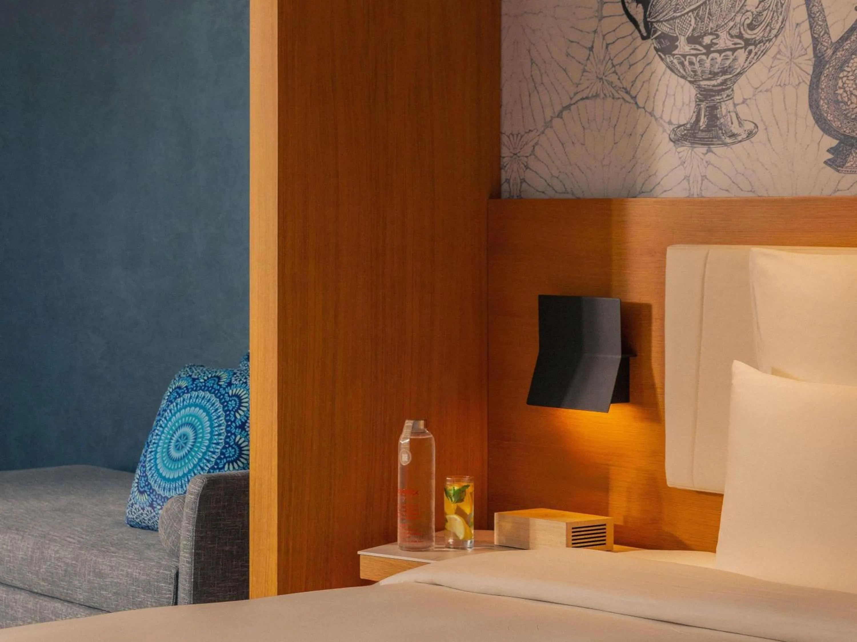 Bedroom, Bed in Mövenpick Hotel & Apartments Ghala Muscat