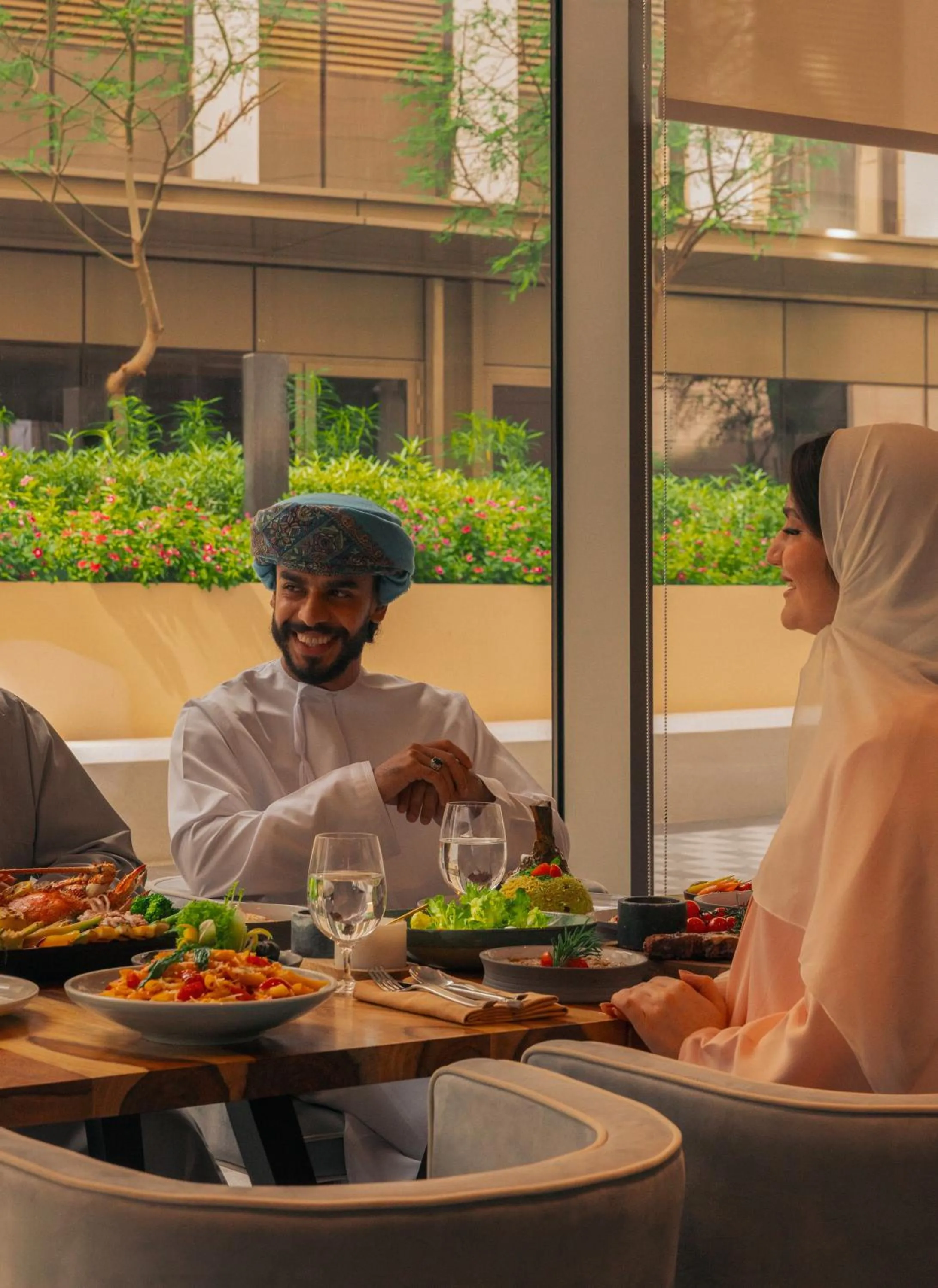 Restaurant/places to eat in Mövenpick Hotel & Apartments Ghala Muscat