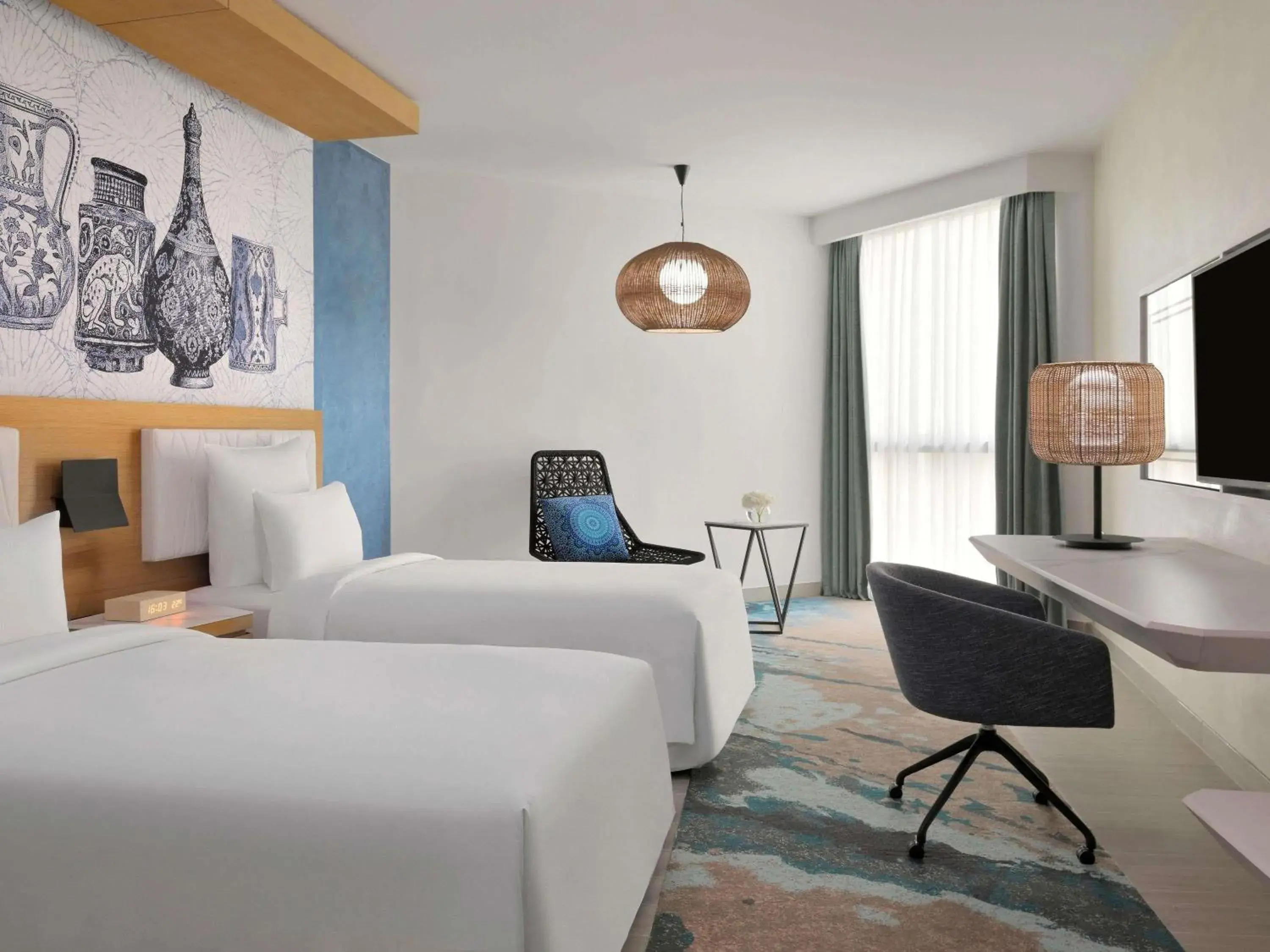 Executive Twin Room - Lounge Access in Mövenpick Hotel & Apartments Ghala Muscat Executive Twin Room - Lounge Access in Mövenpick Hotel & Apartments Ghala Muscat