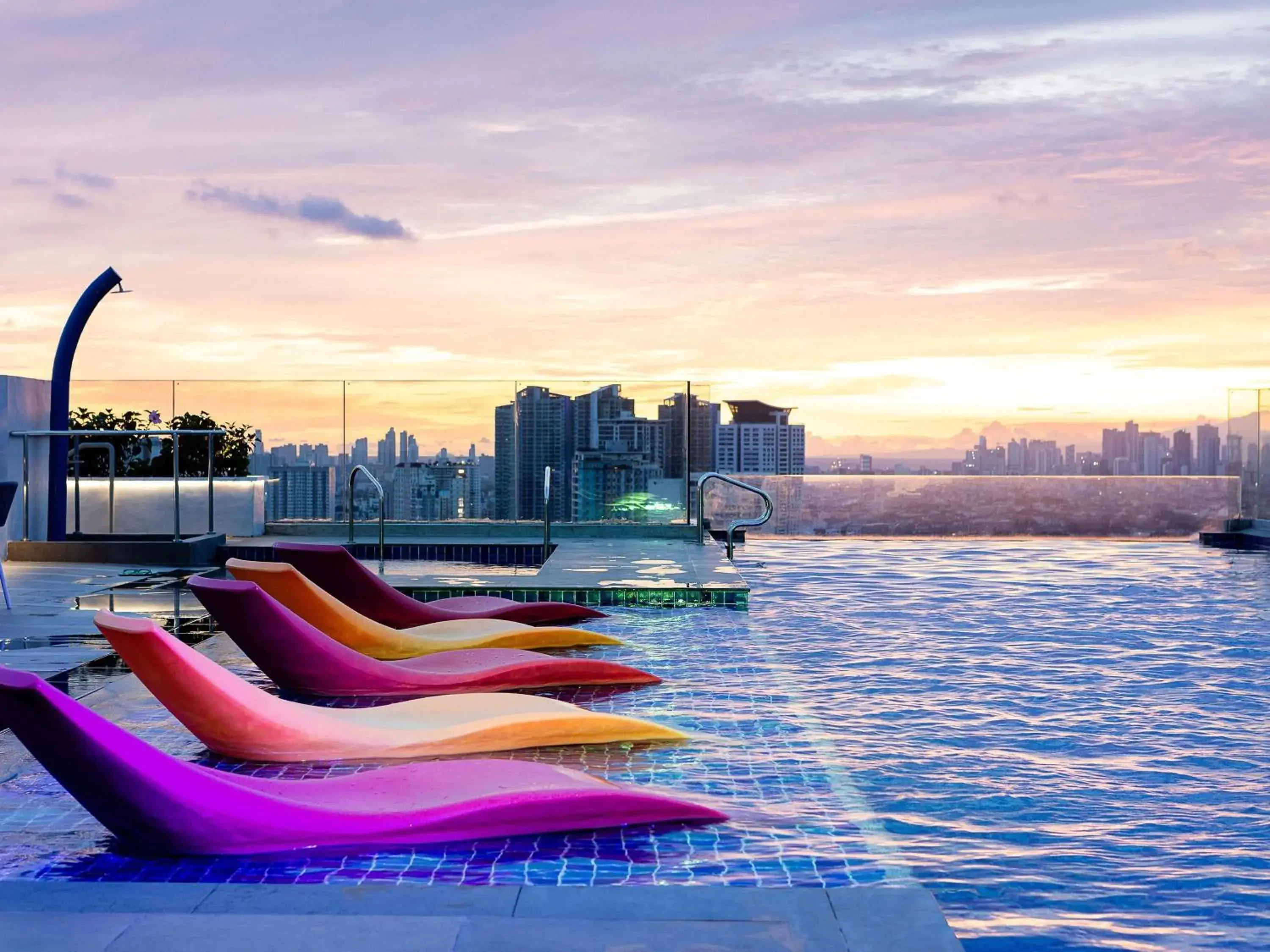 Pool view in ibis Styles Manila Araneta City Pool view in ibis Styles Manila Araneta City