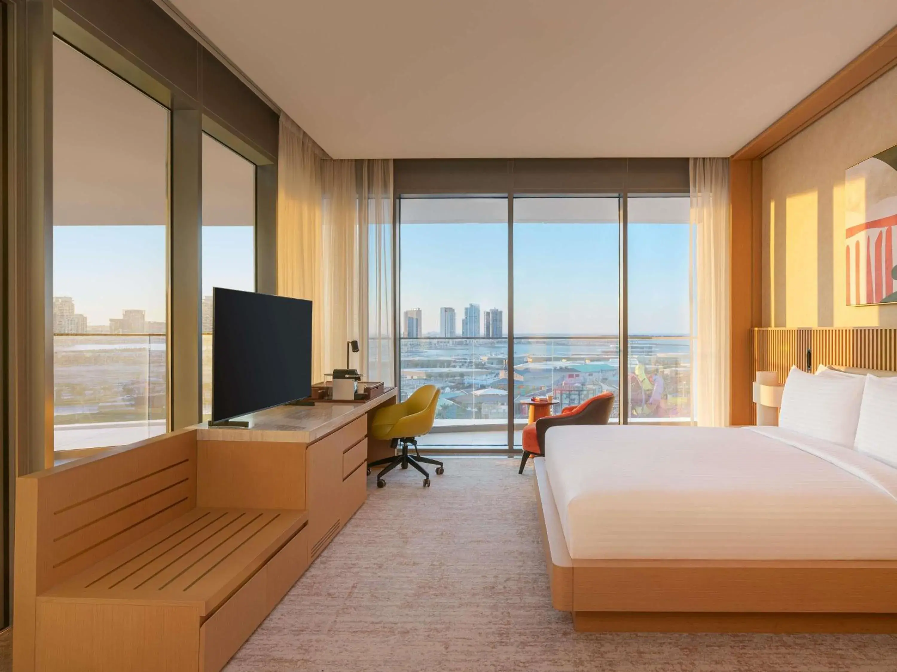 Bedroom, Bed in Rixos Premium Qetaifan Island North Bedroom, Bed in Rixos Premium Qetaifan Island North