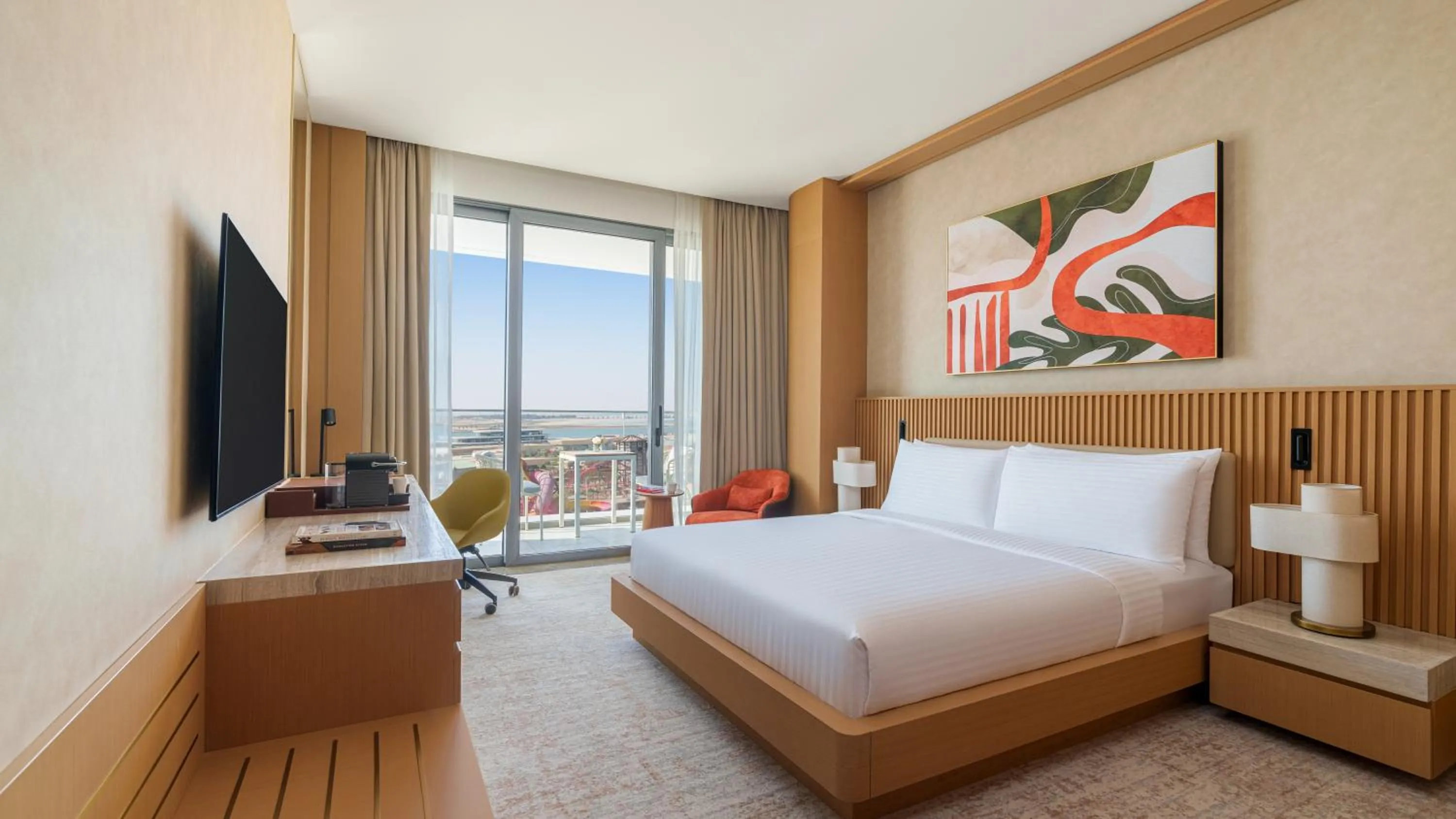 Bed in Rixos Premium Qetaifan Island North