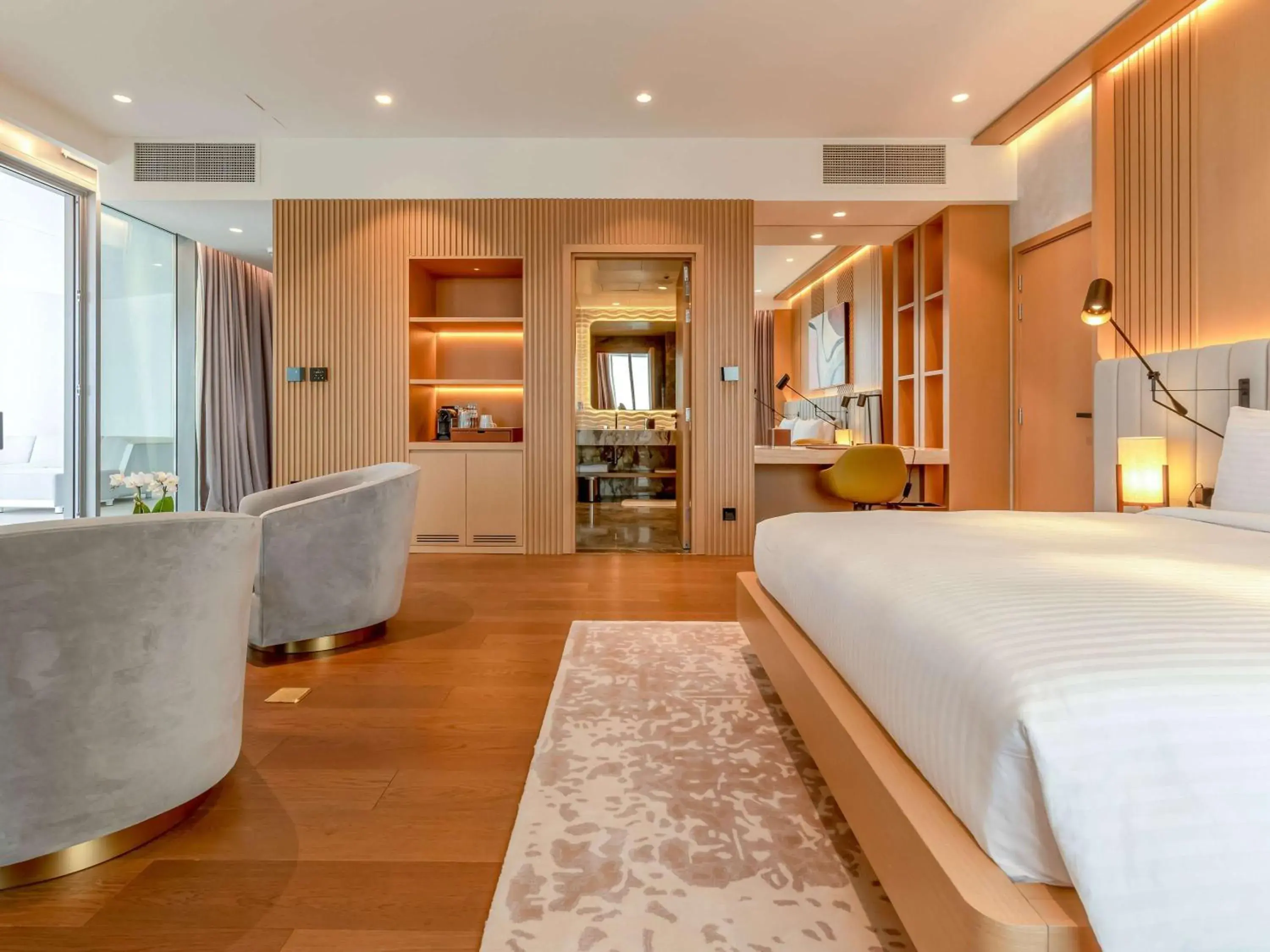 Bedroom, Bed in Rixos Premium Qetaifan Island North Bedroom, Bed in Rixos Premium Qetaifan Island North