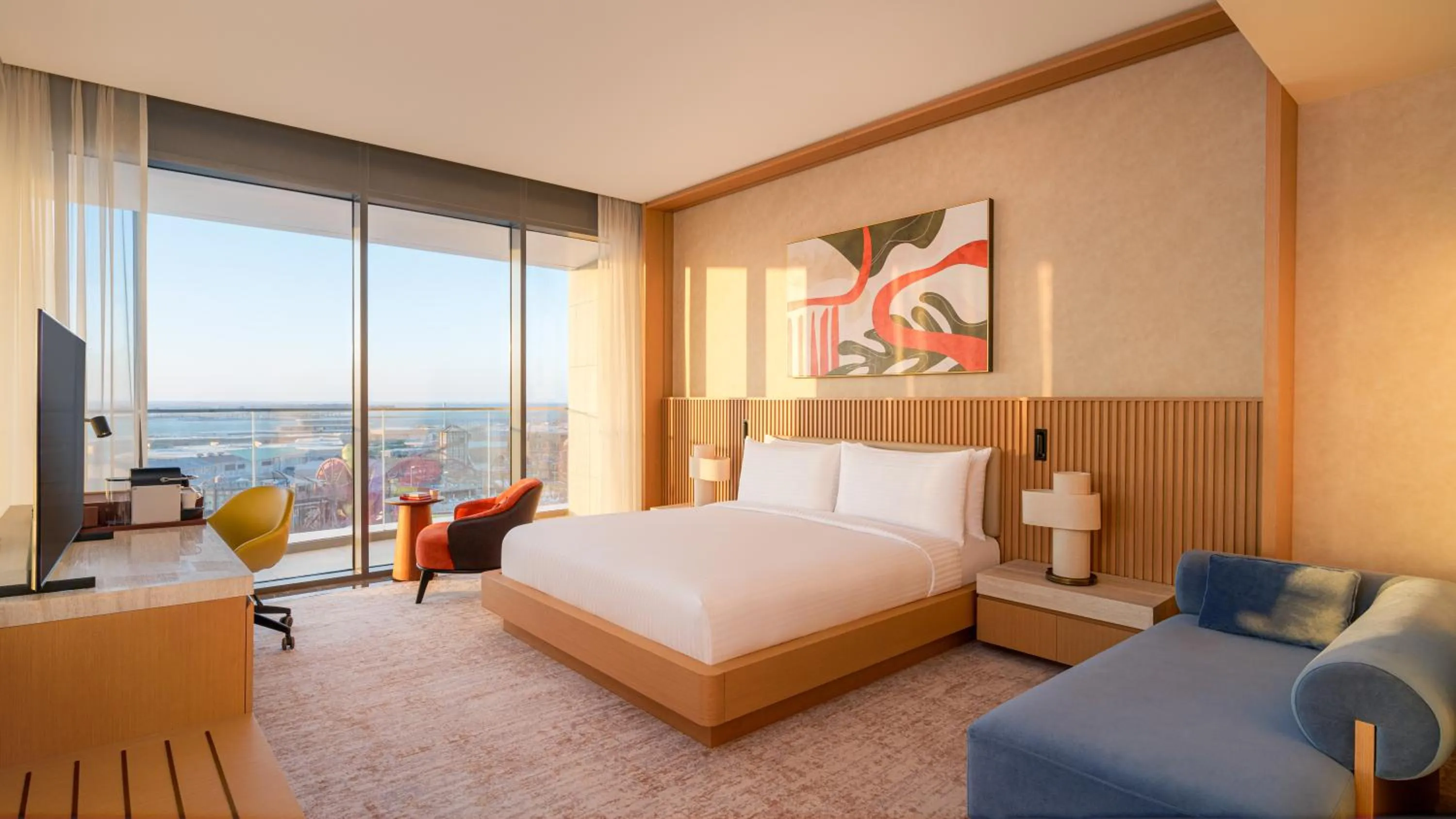 Bed in Rixos Premium Qetaifan Island North