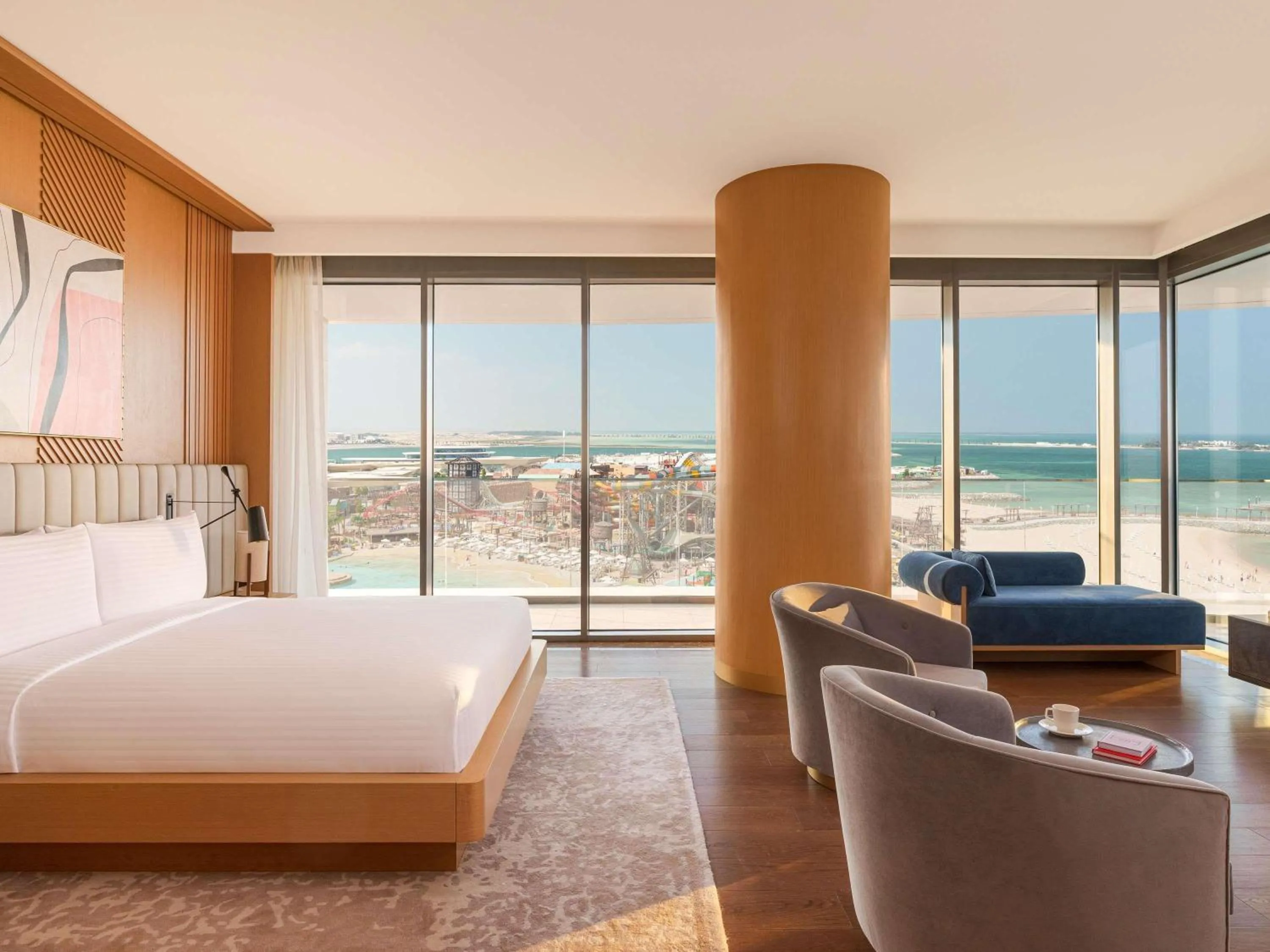 Bedroom, Bed in Rixos Premium Qetaifan Island North