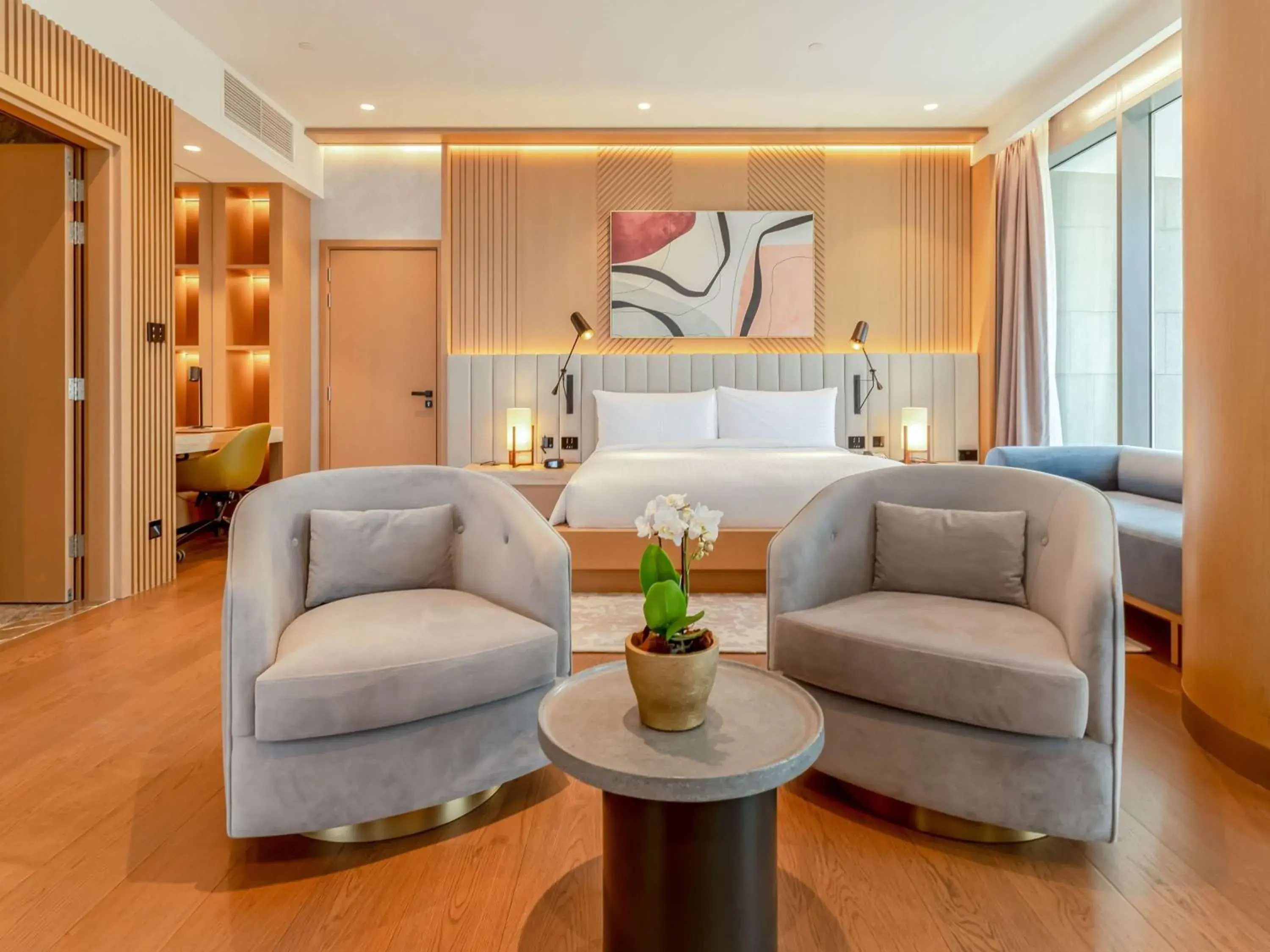 Bedroom in Rixos Premium Qetaifan Island North Bedroom in Rixos Premium Qetaifan Island North