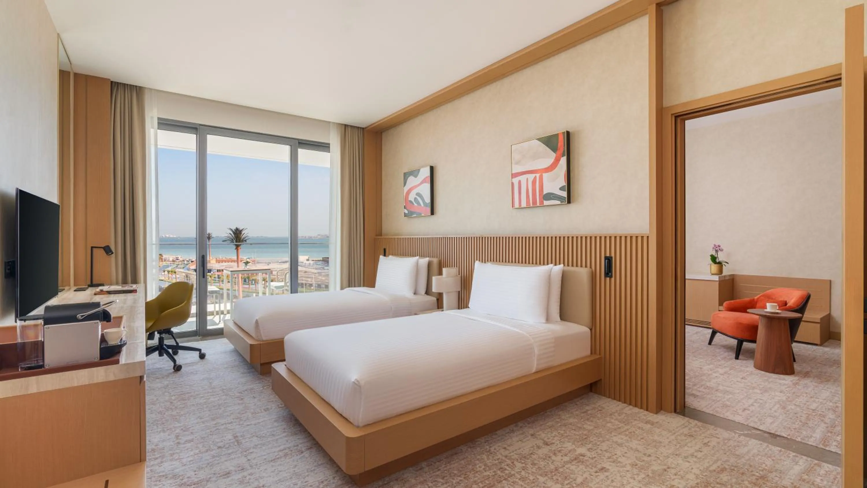 Bed in Rixos Premium Qetaifan Island North