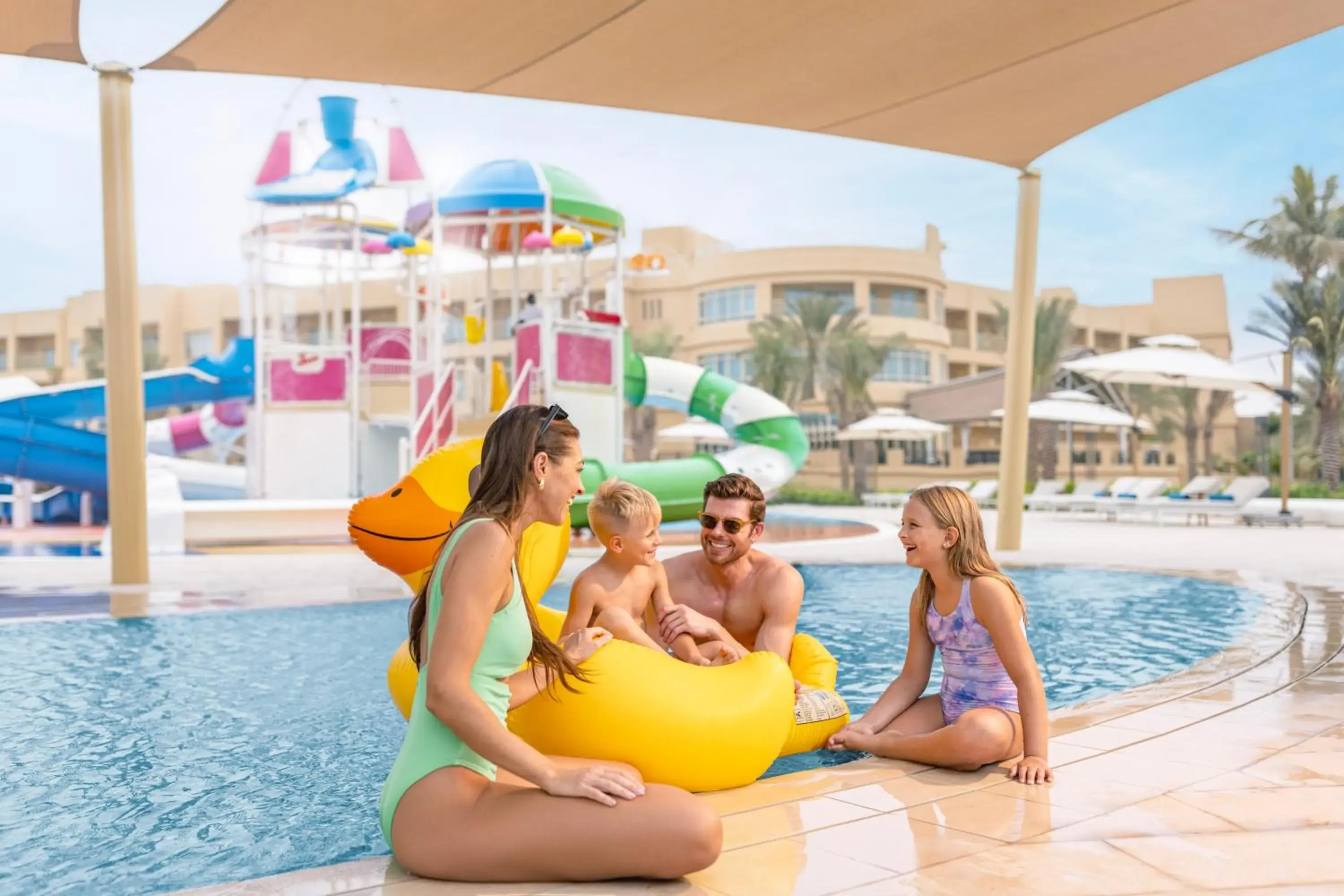 Swimming pool in Sofitel Al Hamra Beach Resort Swimming pool in Sofitel Al Hamra Beach Resort