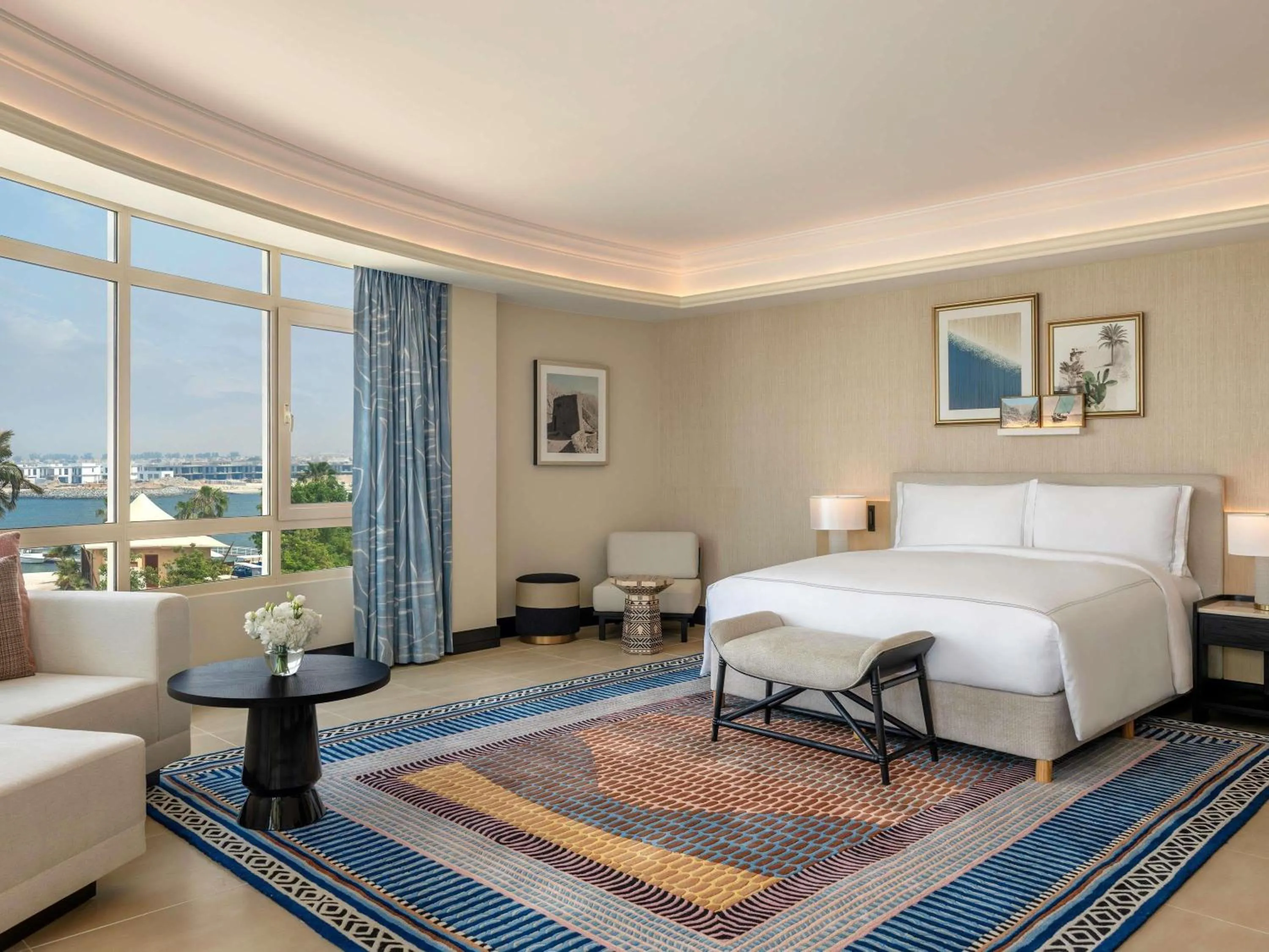 Bedroom, Bed in Sofitel Al Hamra Beach Resort