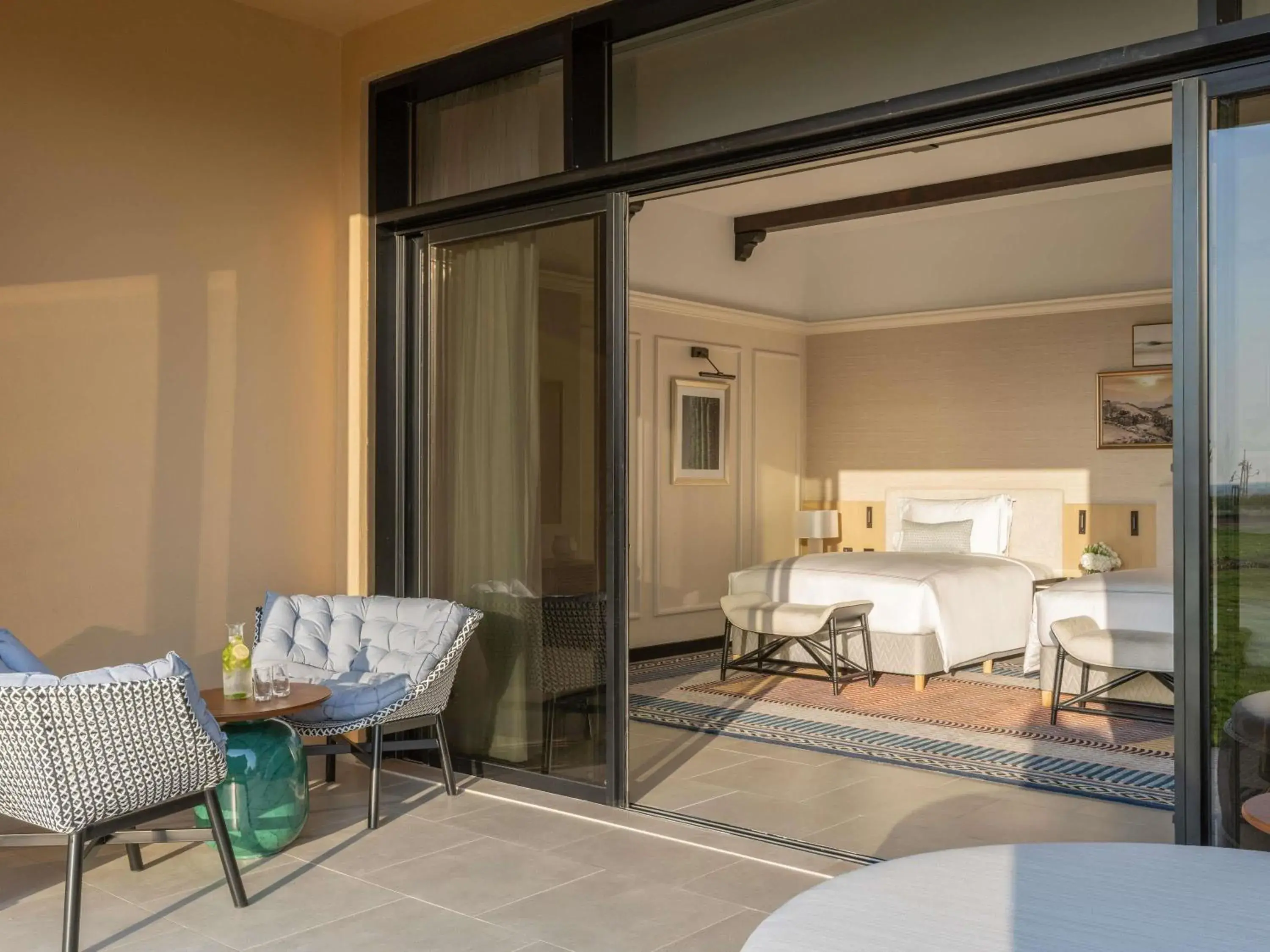 Bedroom in Sofitel Al Hamra Beach Resort Bedroom in Sofitel Al Hamra Beach Resort