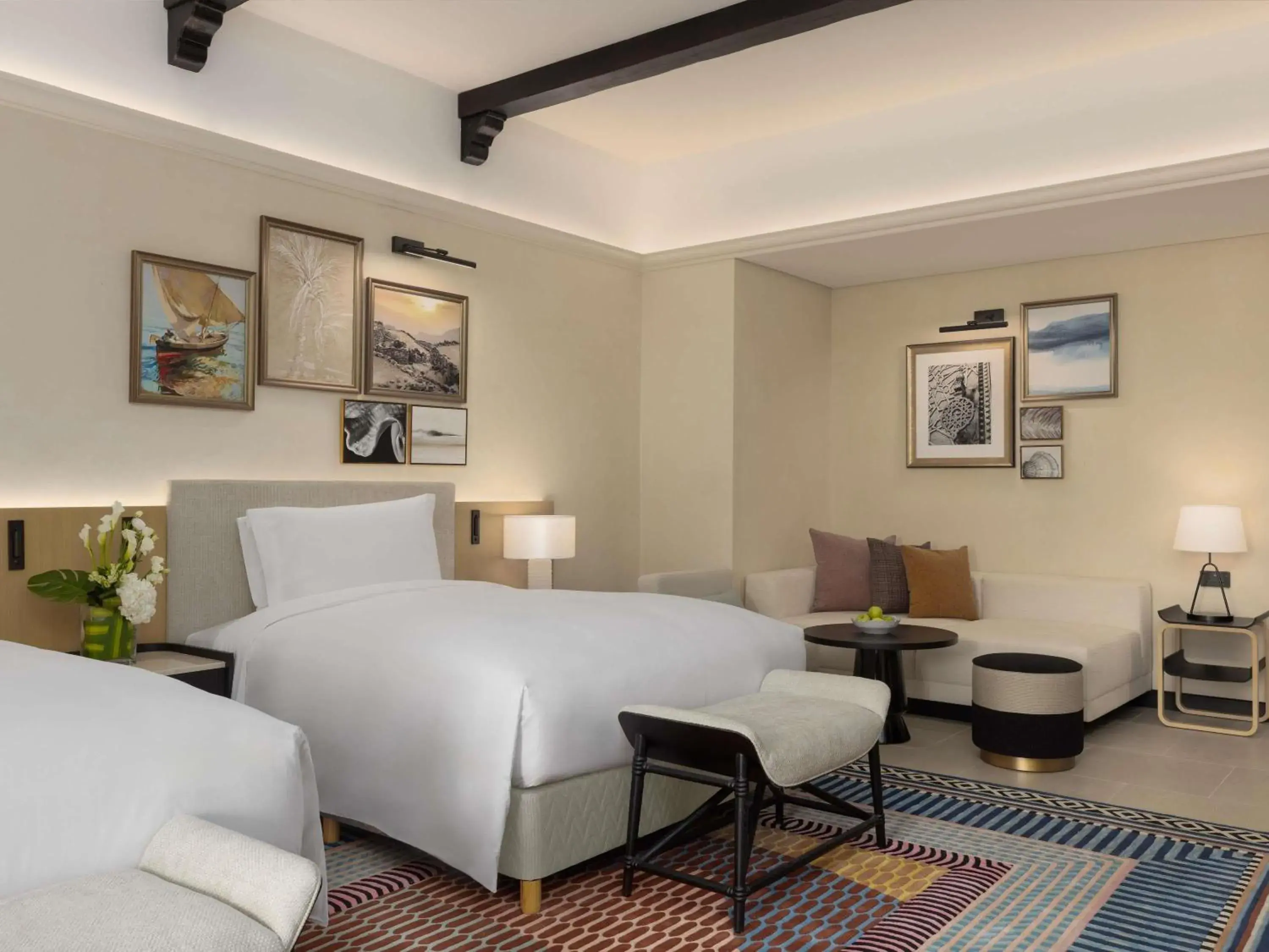 Superior Queen Room with Two Queen Beds and Sea View in Sofitel Al Hamra Beach Resort Superior Queen Room with Two Queen Beds and Sea View in Sofitel Al Hamra Beach Resort