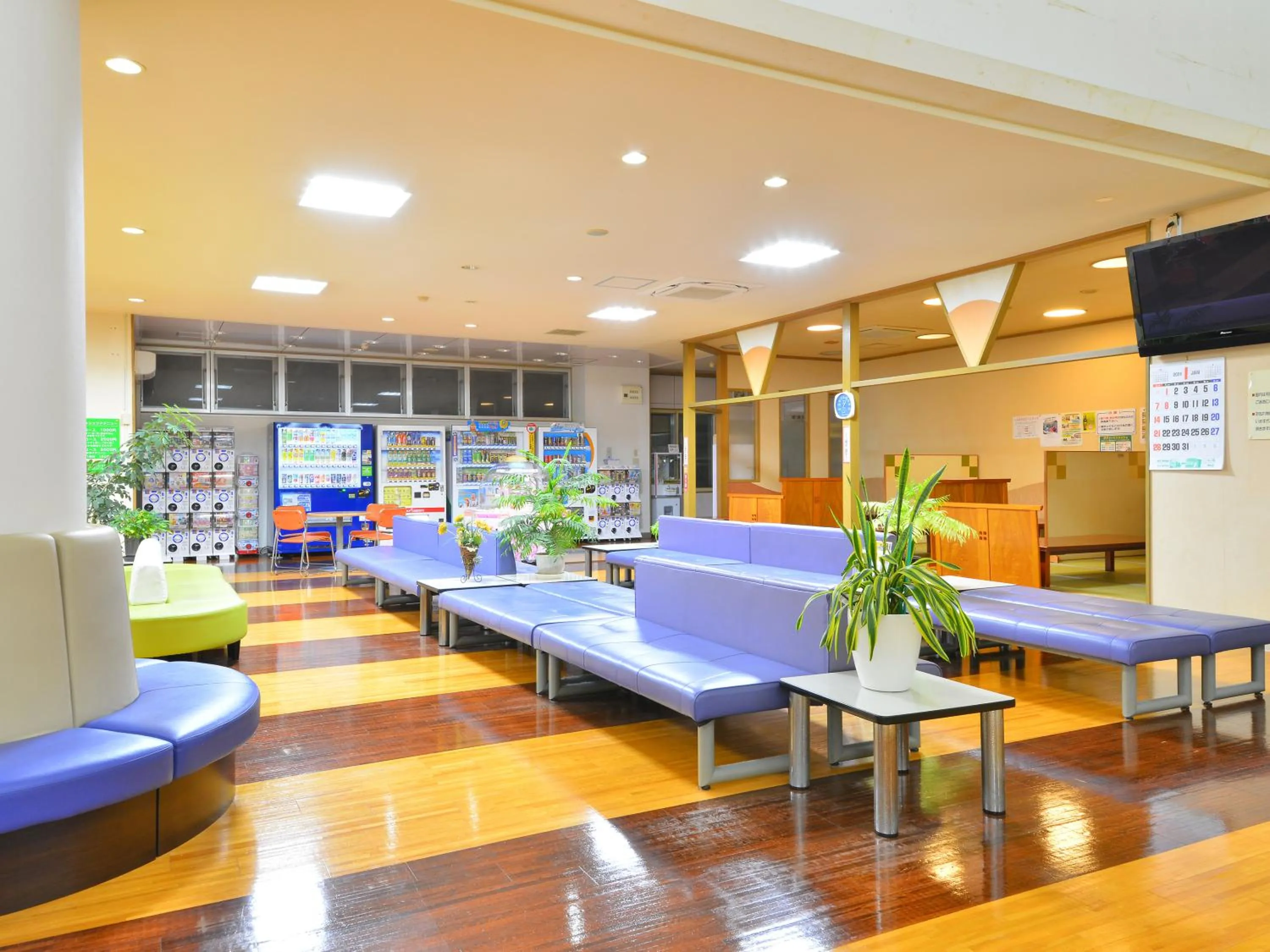 Lobby or reception in HigashimaeOnsen Shinwanoyu Hotel Akitaya
