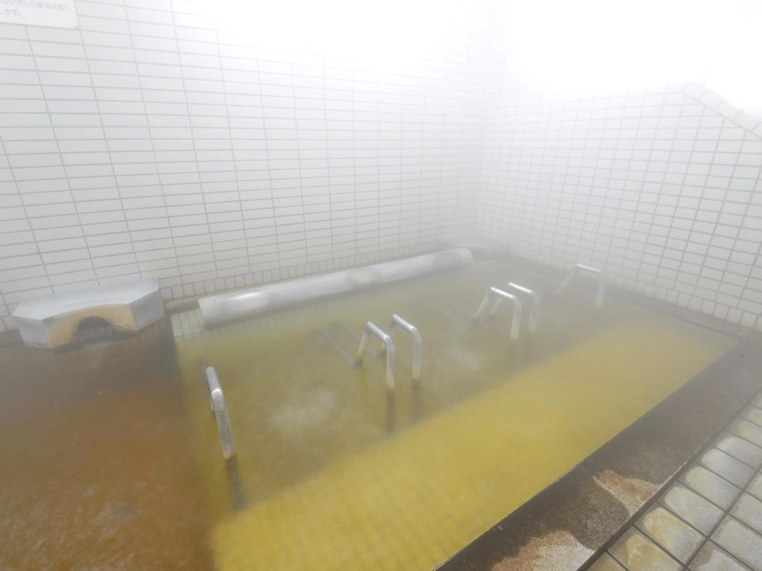 Hot Spring Bath in HigashimaeOnsen Shinwanoyu Hotel Akitaya