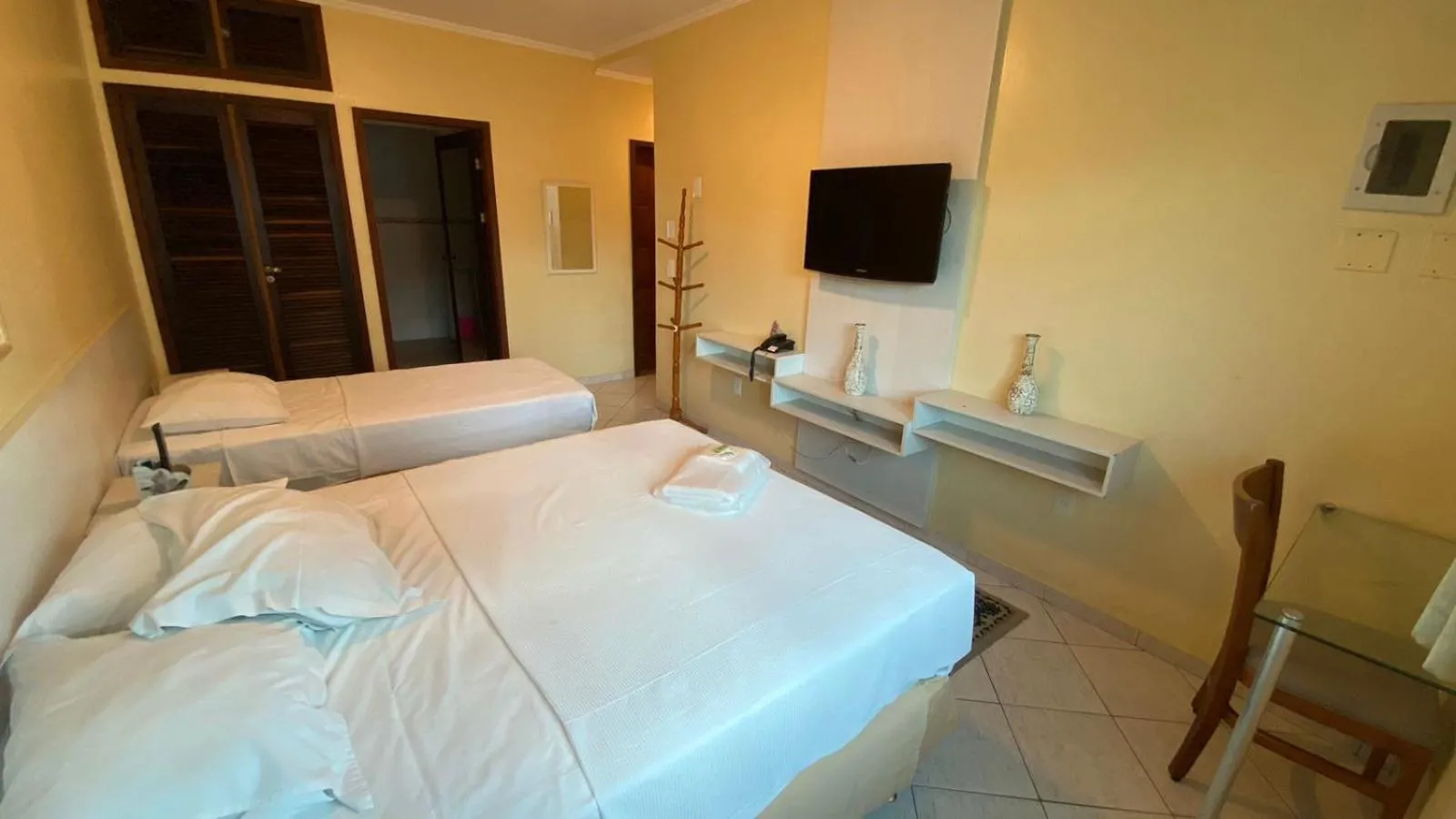 Bed in Pousada Emaús