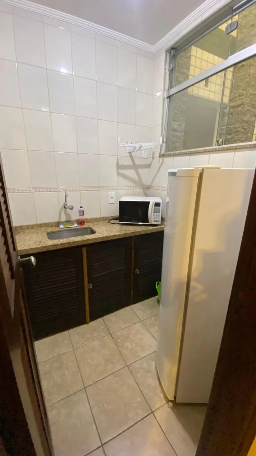Kitchen or kitchenette in Pousada Emaús