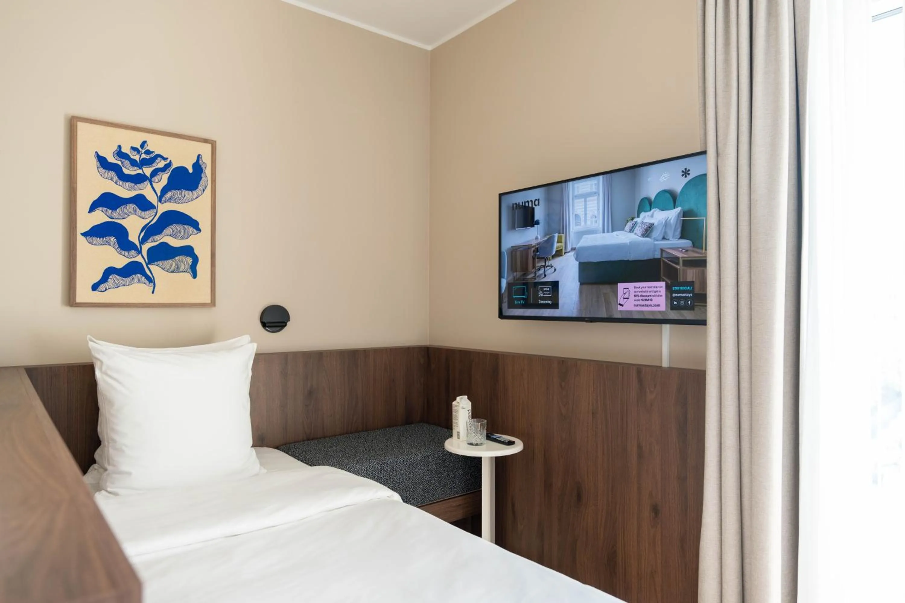 Bed in Numa Copenhagen Nørrebro