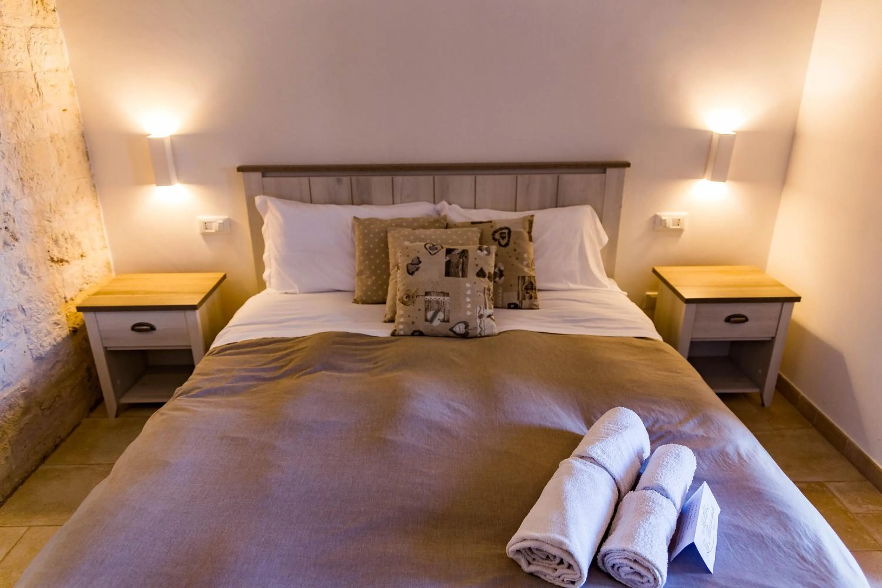 Bed in Relais La Masseriola