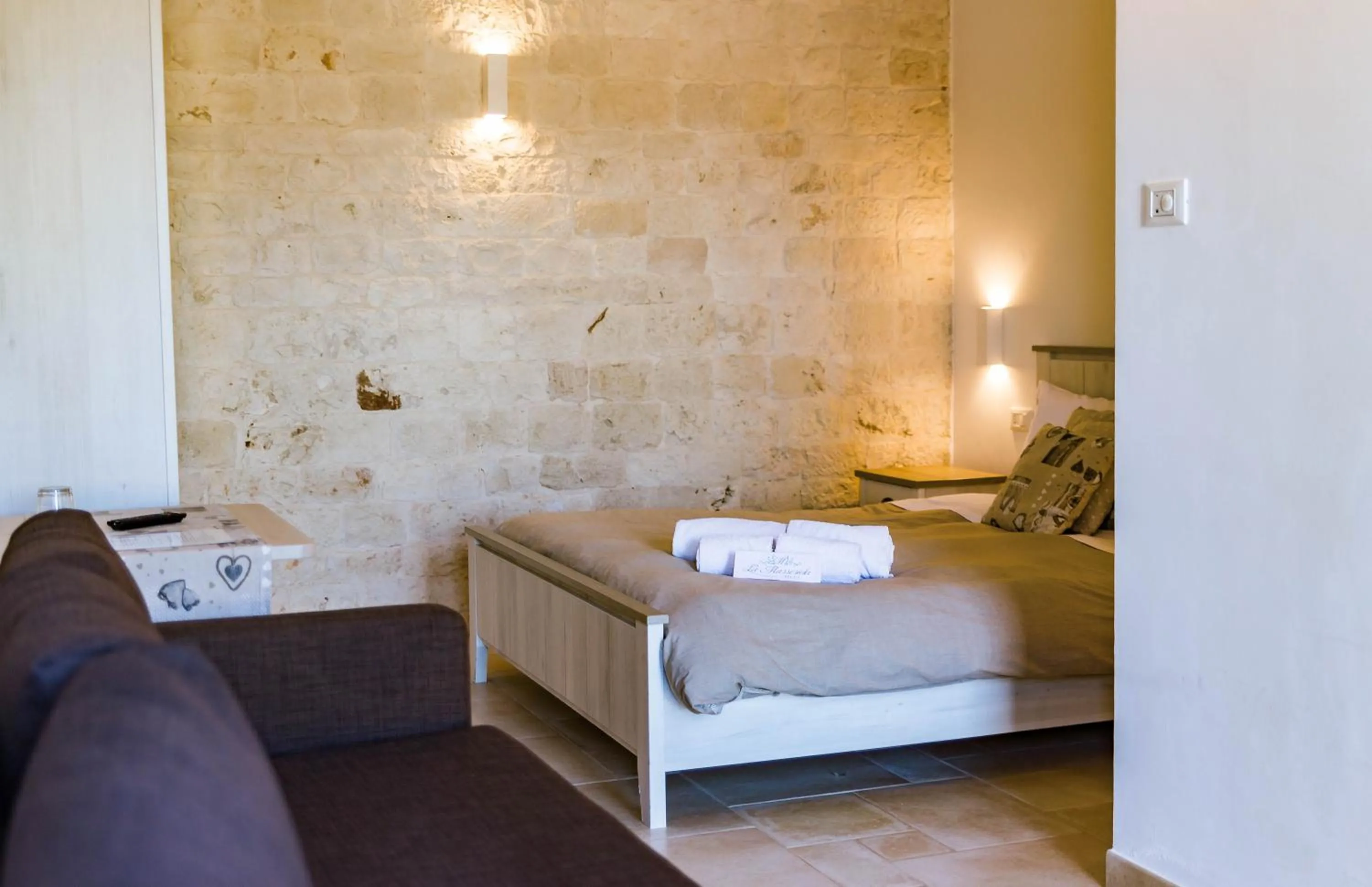 Bed in Relais La Masseriola