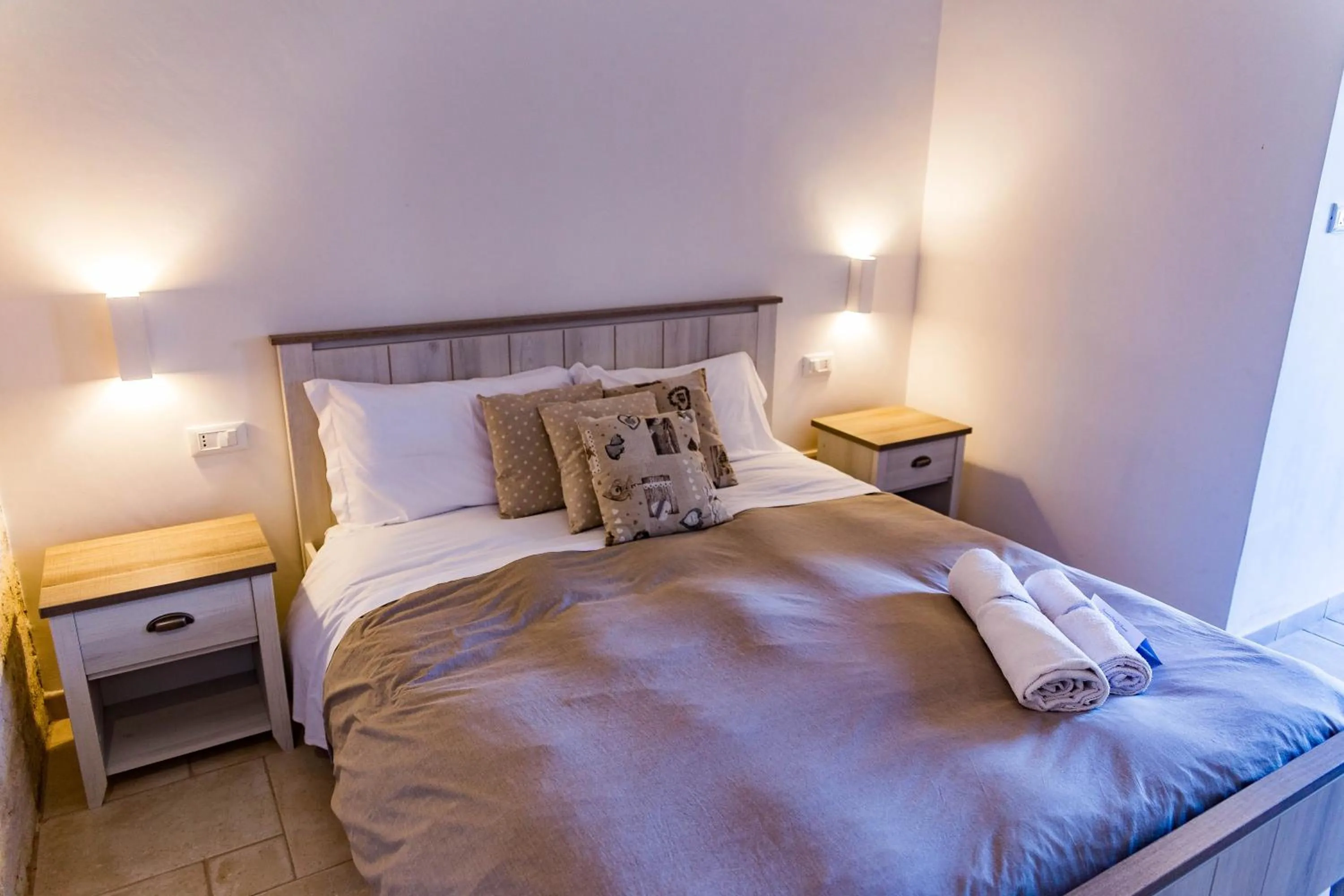 Bed in Relais La Masseriola